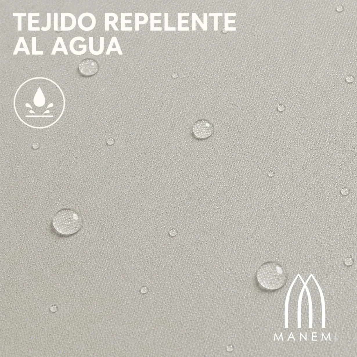 MANEMI Cojín para Tumbona 190x57x8cm Acolchado Espuma Desenfundable Cremallera Poliéster Resistente Cintas Sujeción Jardín Terraza Piscina
