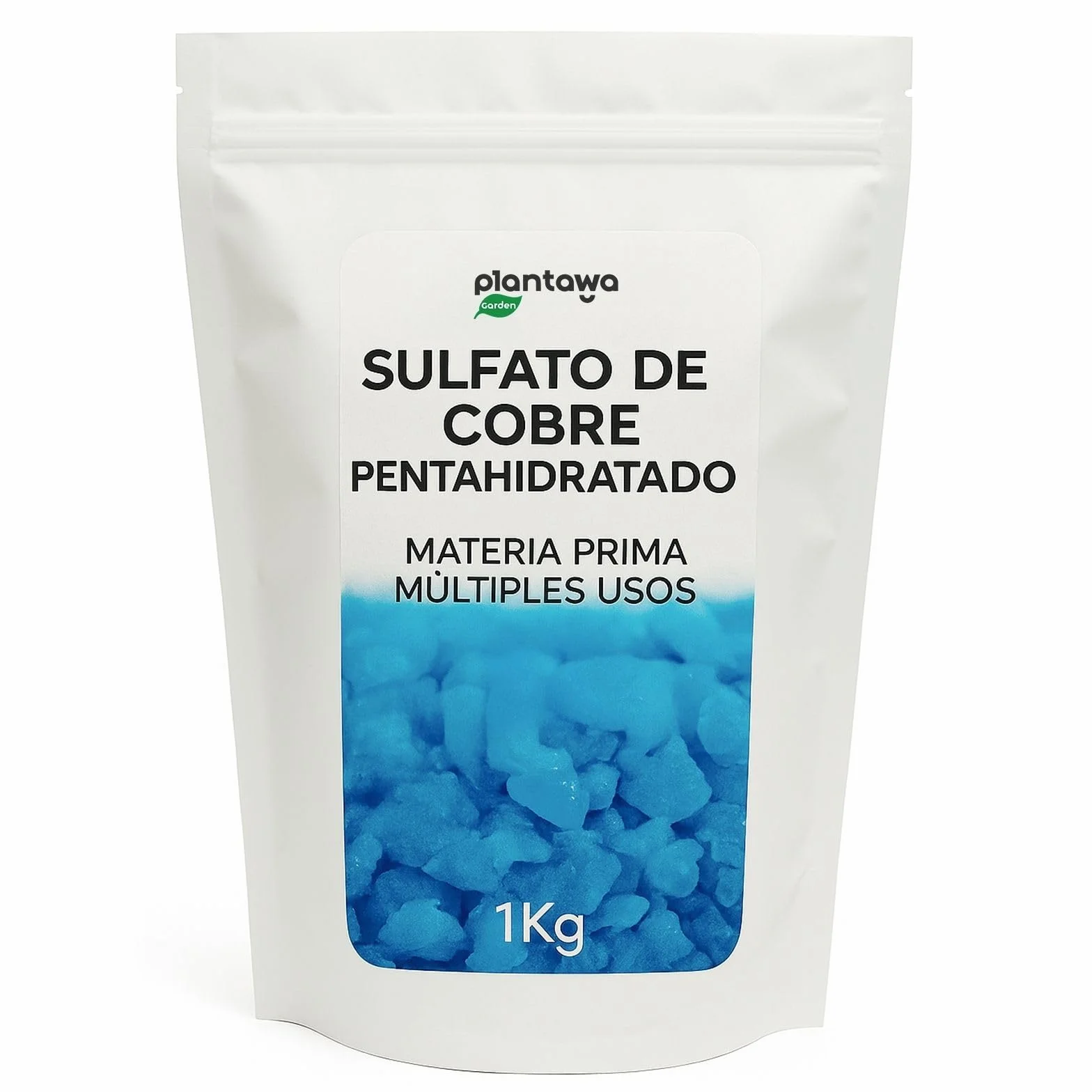 Sulfato de Cobre 1kg Mojable para Plantas y Piscinas