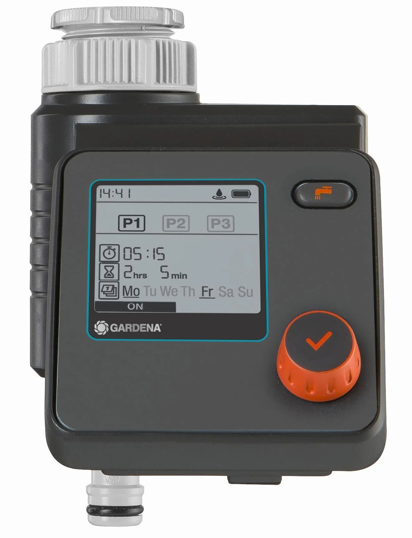 Gardena programador de riego Select 1891-20 riego automático 3 programaciones Water Now