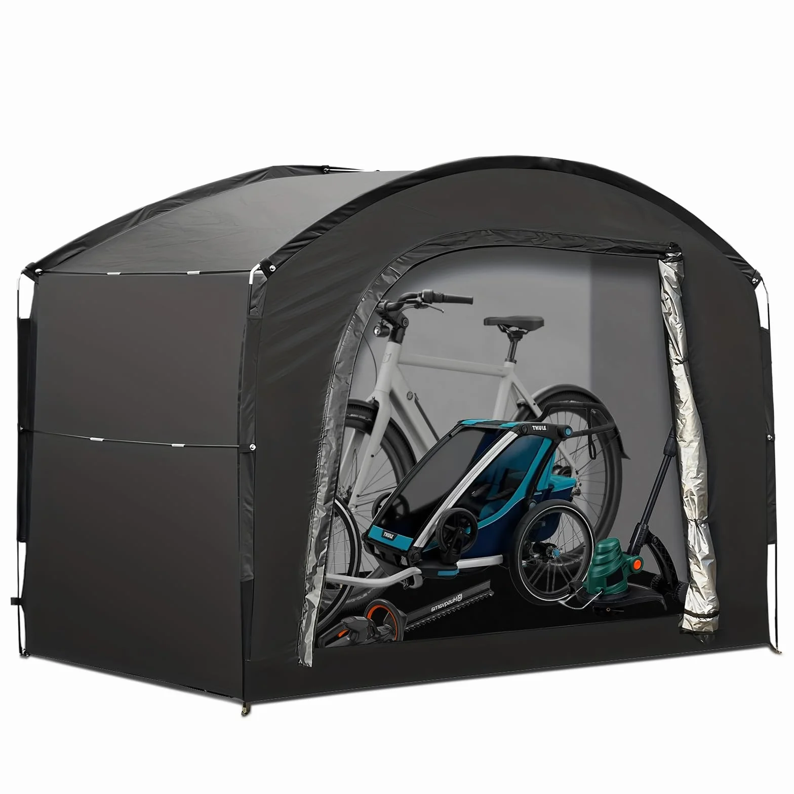 Tienda de campaña para bicicleta Oxford 210D portátil garaje exterior cúpula