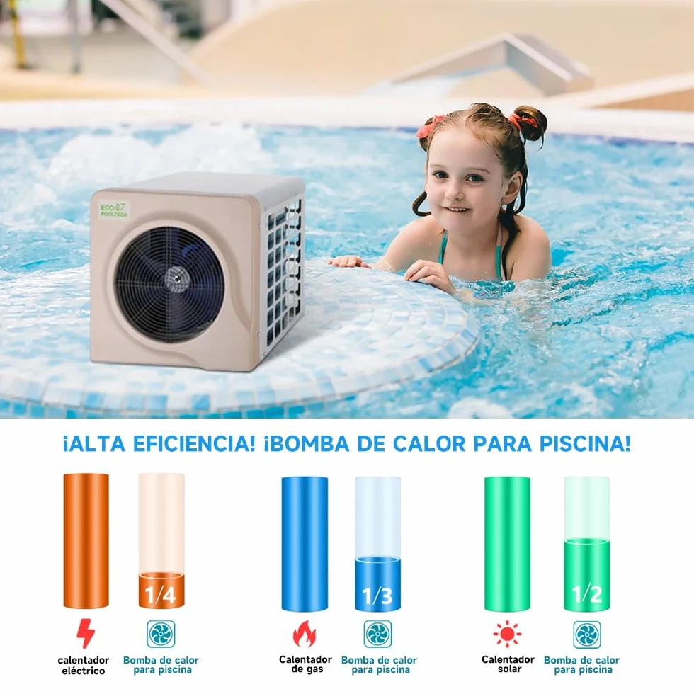 Bomba de Calor para Piscina ECOPOOLTECH Mini 3.9KW hasta 30 m3