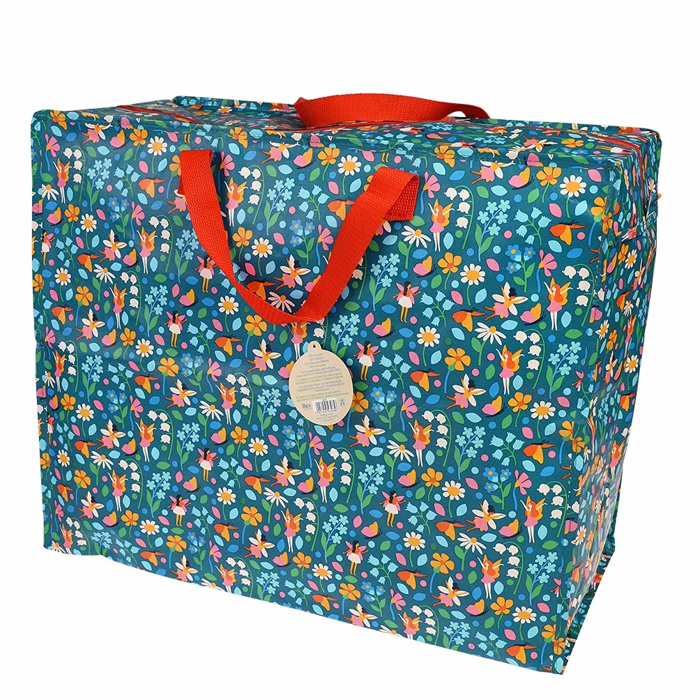 Bolsas de almacenamiento grandes con cremalleras Fairies in the Garden