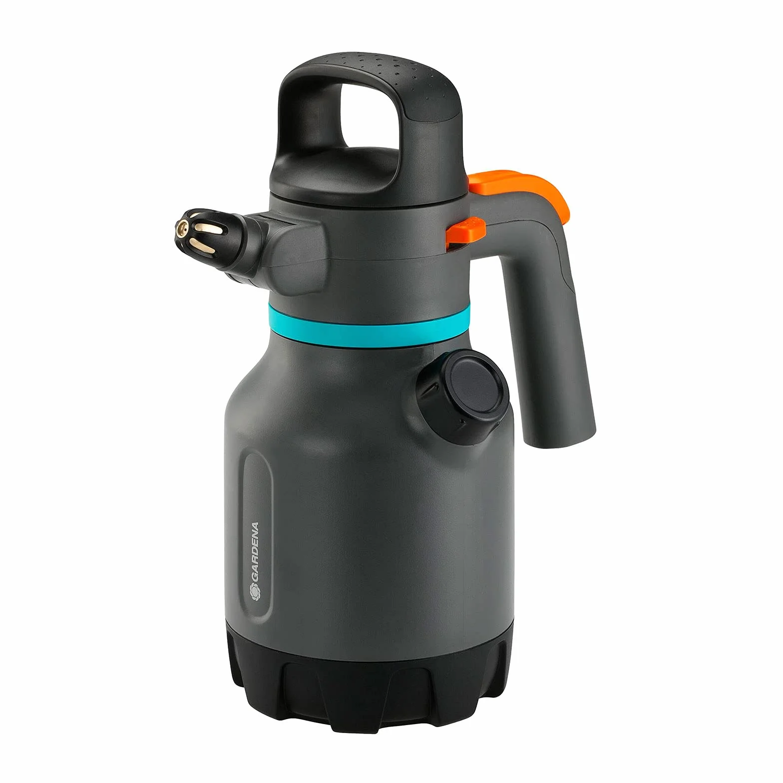 Gardena Pulverizador a presión, Turquesa, Negro, Gris, Naranja, 1,25 l