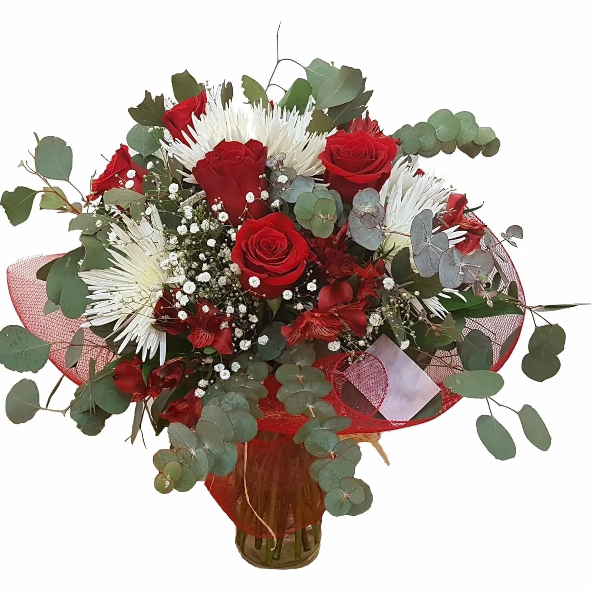 Ramo de flores naturales a domicilio con tarjeta de dedicatoria - Entrega 24 horas