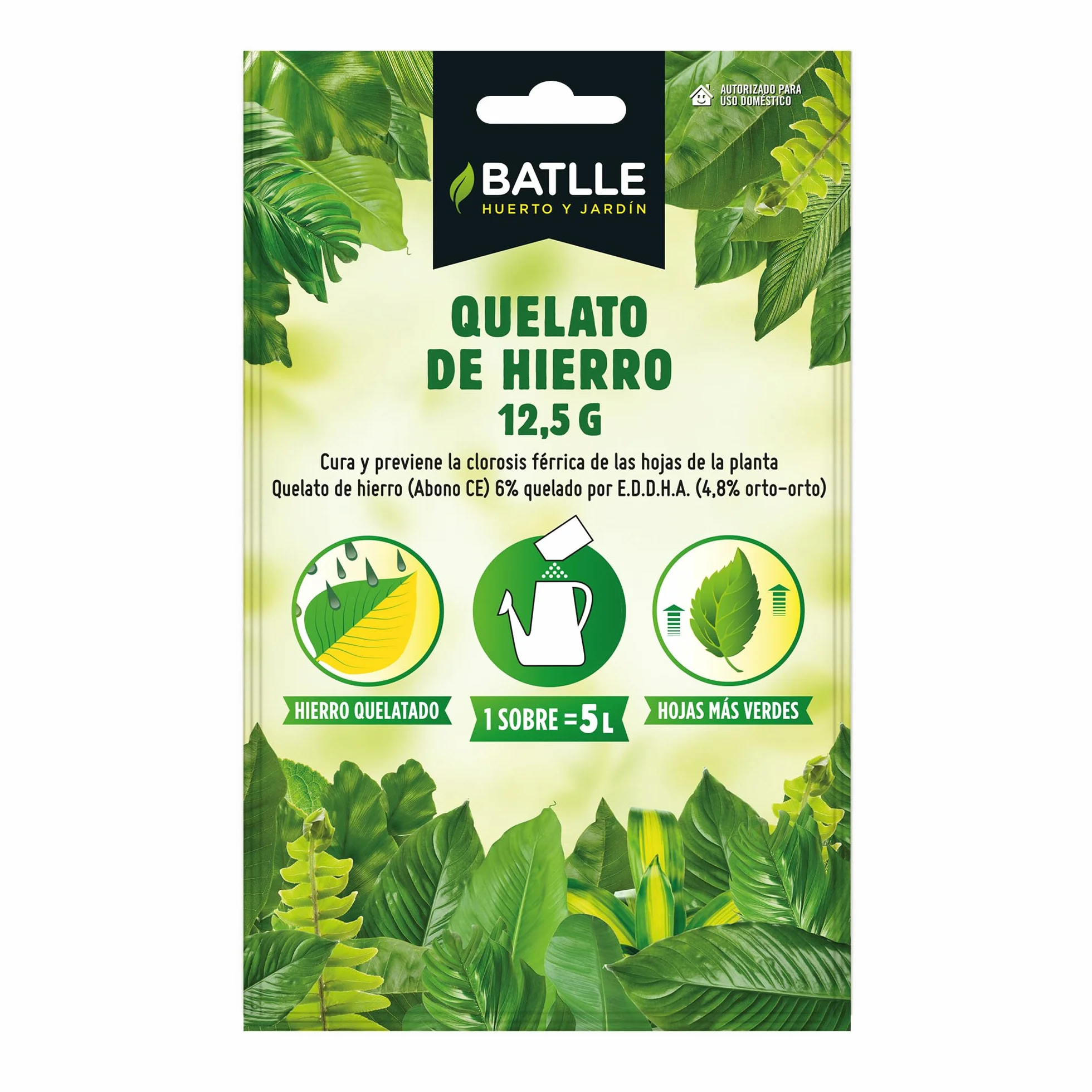 Batlle Fert. Quelato de Hierro Sobre 5L