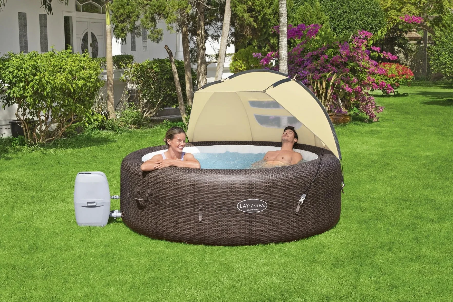 Bestway Lay-Z-SPA 6' x 37" x 43" Canopy 1.83m x 94cm x 1.09m