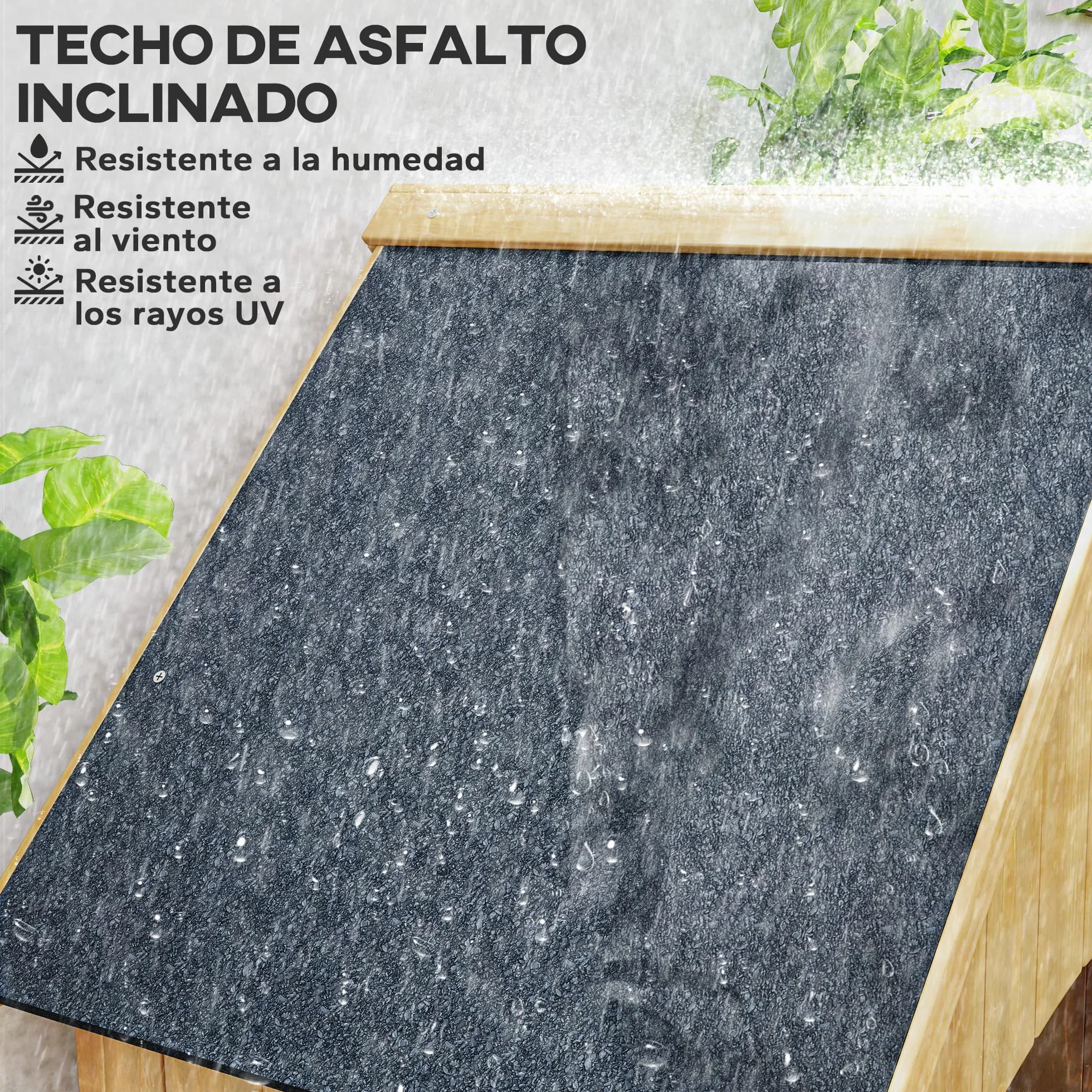 Outsunny Caseta Jardín Exterior Madera 77,5x54,2x179,5 cm 0,3 m² Cobertizo Almacenaje Herramientas 3 Estantes 2 Puertas Cerrojo