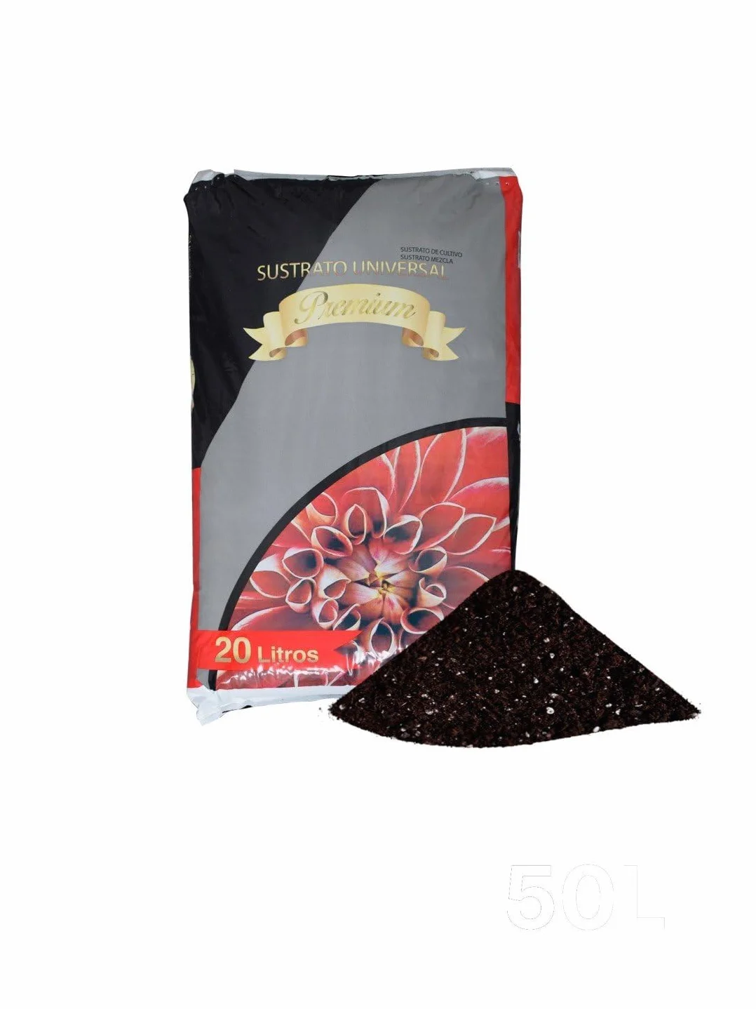 JARDIN202 - Sustrato Universal Premium con Fibras de Coco. turbas. sustrato Vegetal. Perlita y enriquecido Ideal para Todo Tipo de Plantas | 8 Sacos de 20 litros -