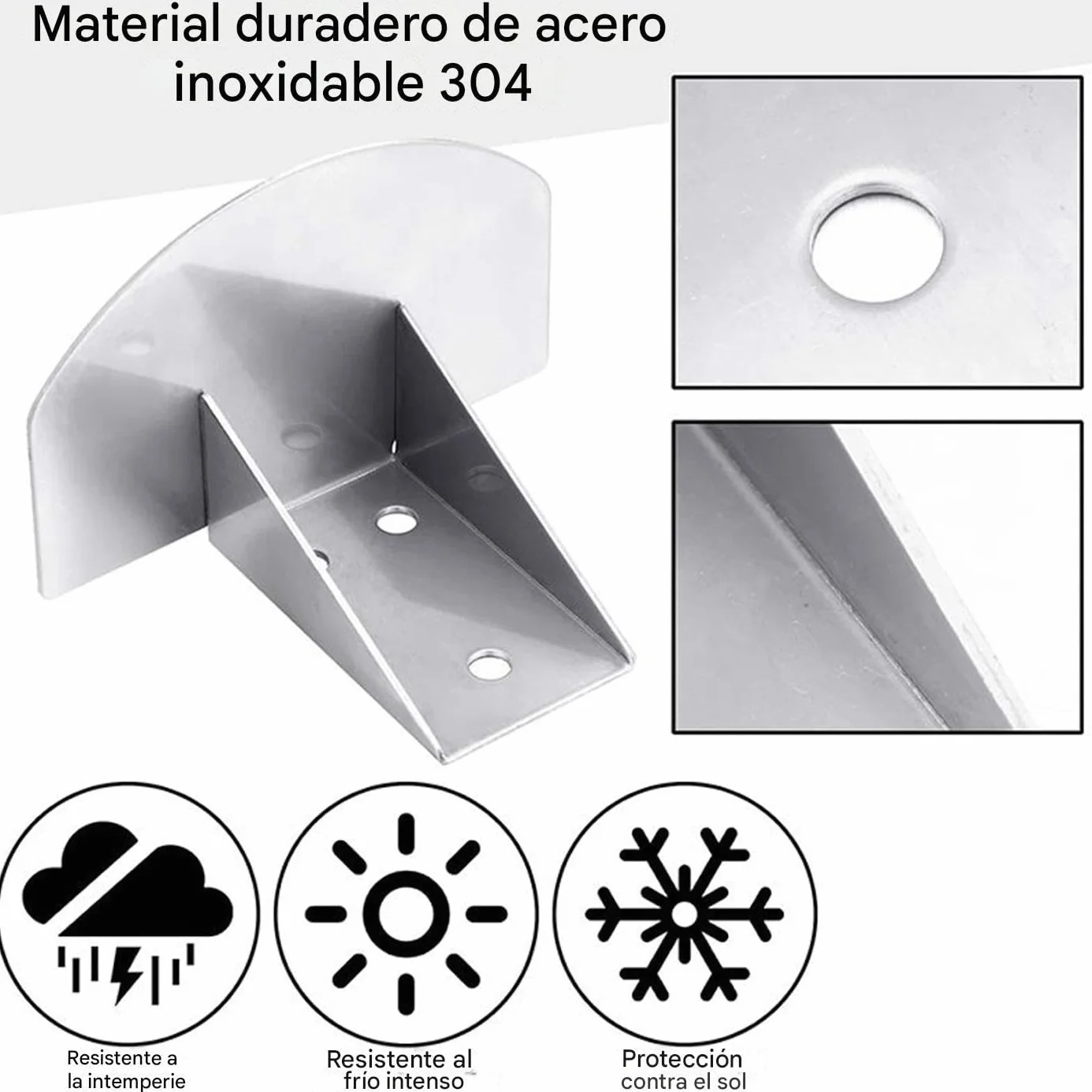 Retenedores de Nieve para Tejado 25 Piezas - Barreras Antihielo de Acero Inoxidable