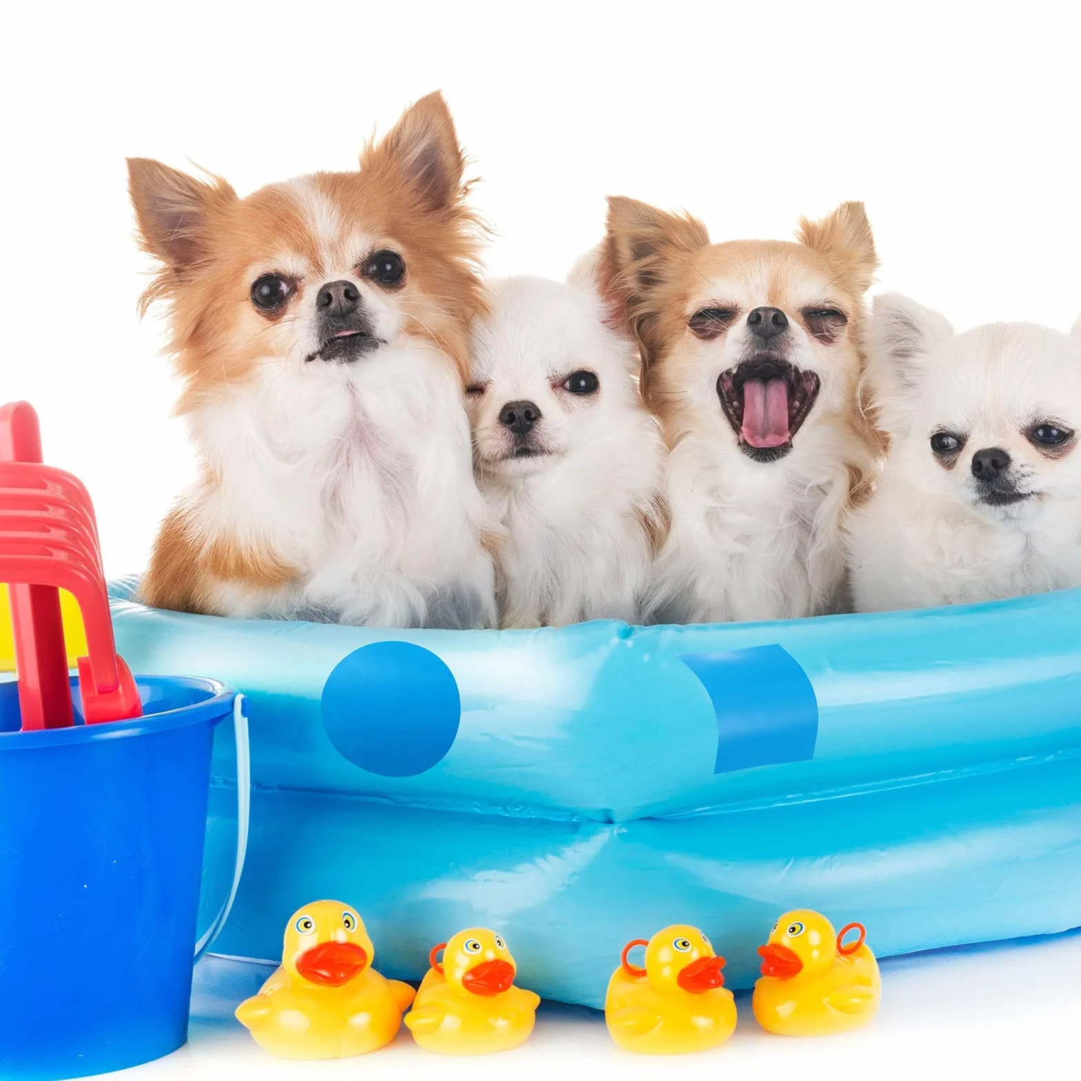 Parches de reparación autoadhesivos para piscinas PVC, 10 unidades, juego de reparación subacuática