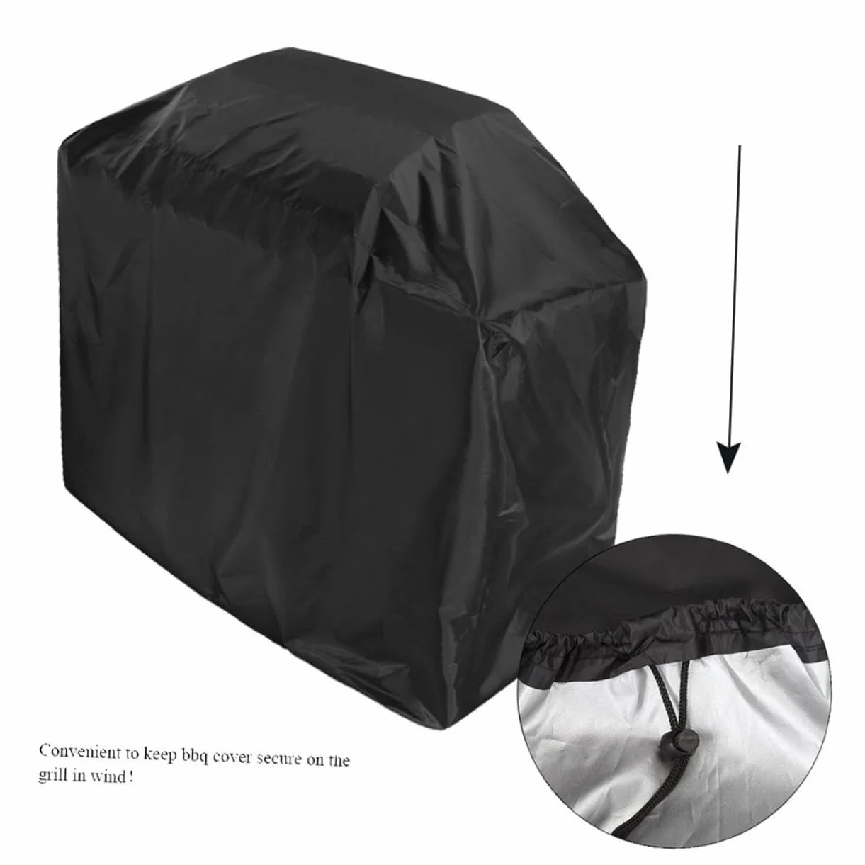 Funda cuadrada impermeable para barbacoa con bolsa Sto – Parrilla pesada para exteriores que protege contra la lluvia y el clima