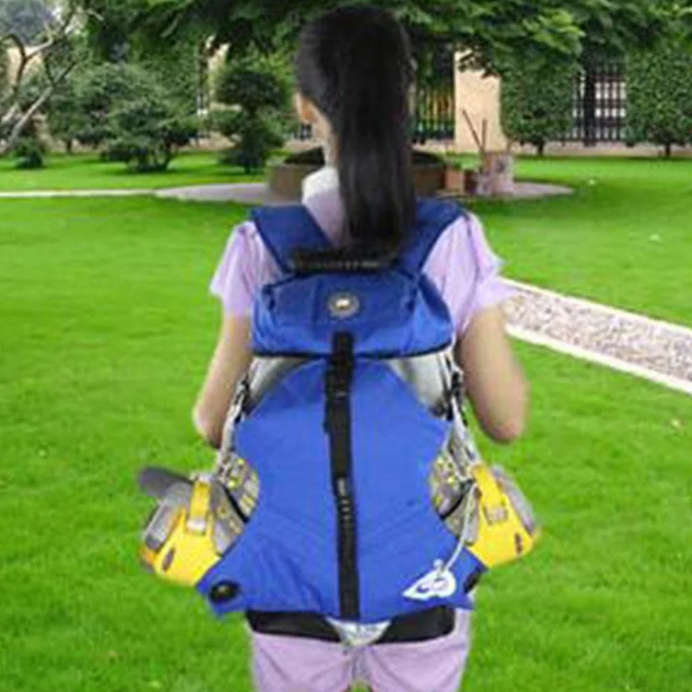 Perfk Mochila para Patines de Ruedas, Multibolsillos, Púrpura