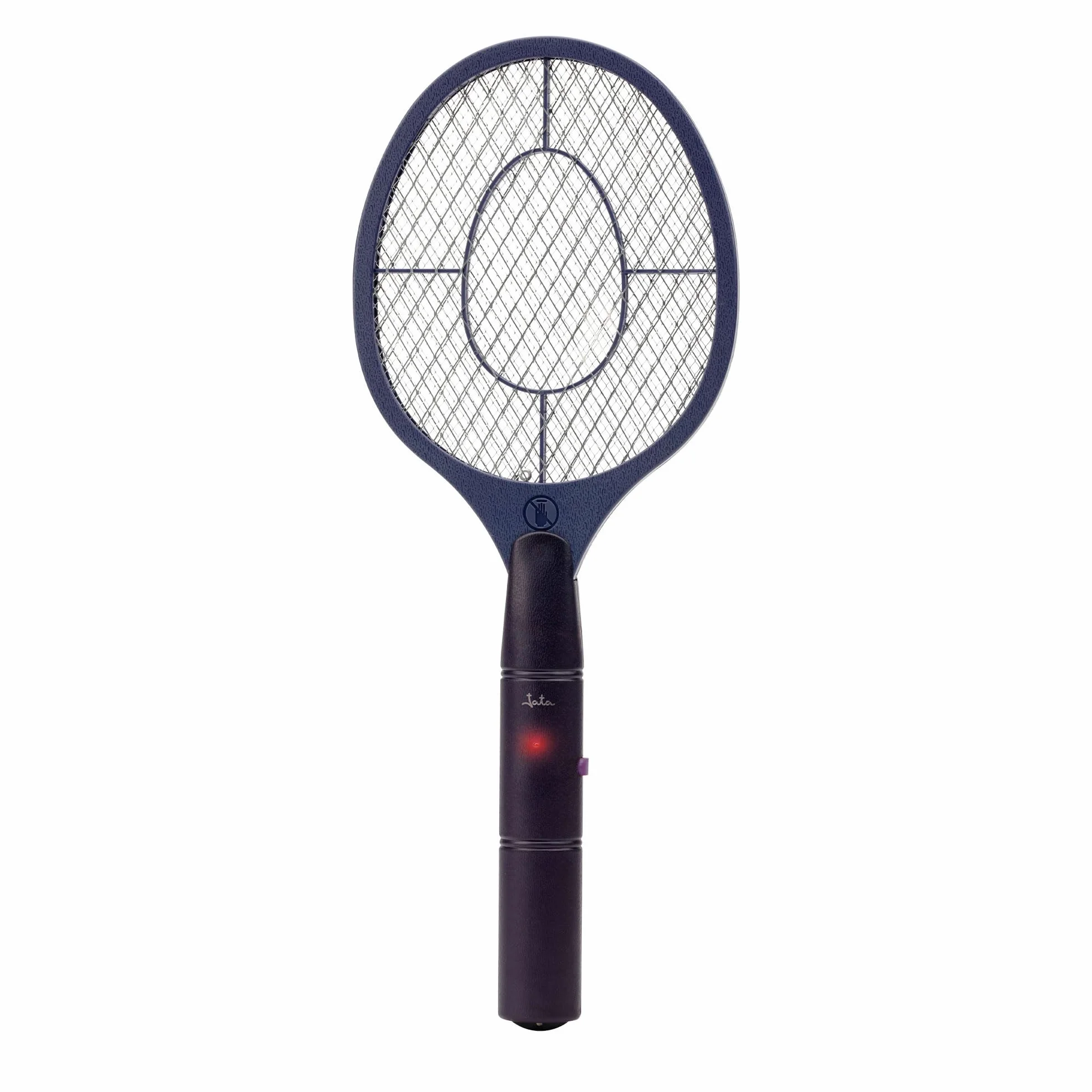JATA HOGAR MOST3554 Raqueta Eléctrica Matamosquitos, Mata Insectos con Descarga, Red de Seguridad, Pilas AA
