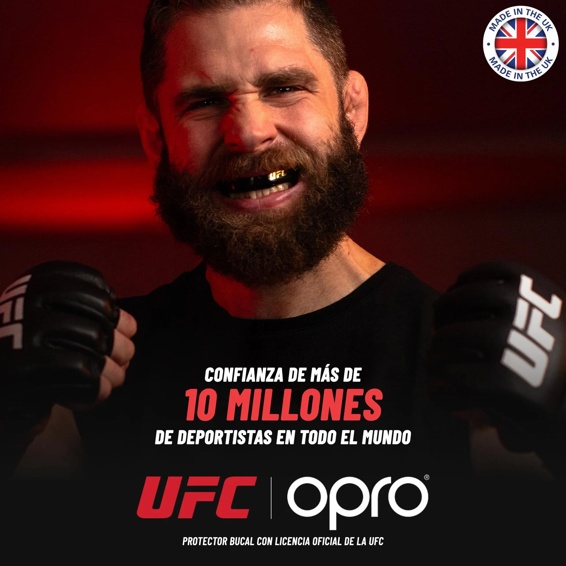 OPRO Protector Bucal Instant Custom-Fit para Boxeo MMA BJJ Rugby Hockey Autoajustable