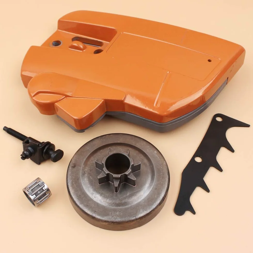 Tiempo Beixi Freno de la Tapa del Embrague del Tambor Tensor Juego de Pernos Compatible con Husqvarna 340 345 346 350 351 353 XP Motosierra de Gasolina de recambios