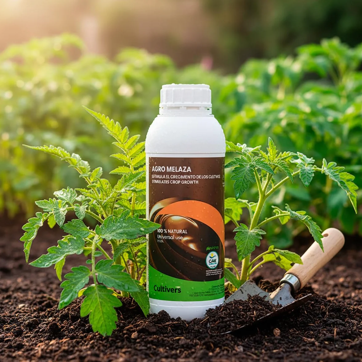 CULTIVERS Melaza Ecológica 1,4 kg (1 L) para Plantas, Fertilidad del Suelo