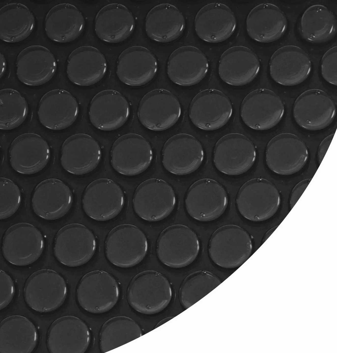 Cubierta solar para piscina 400 µm ovalada 7,31 x 3,65 m negro