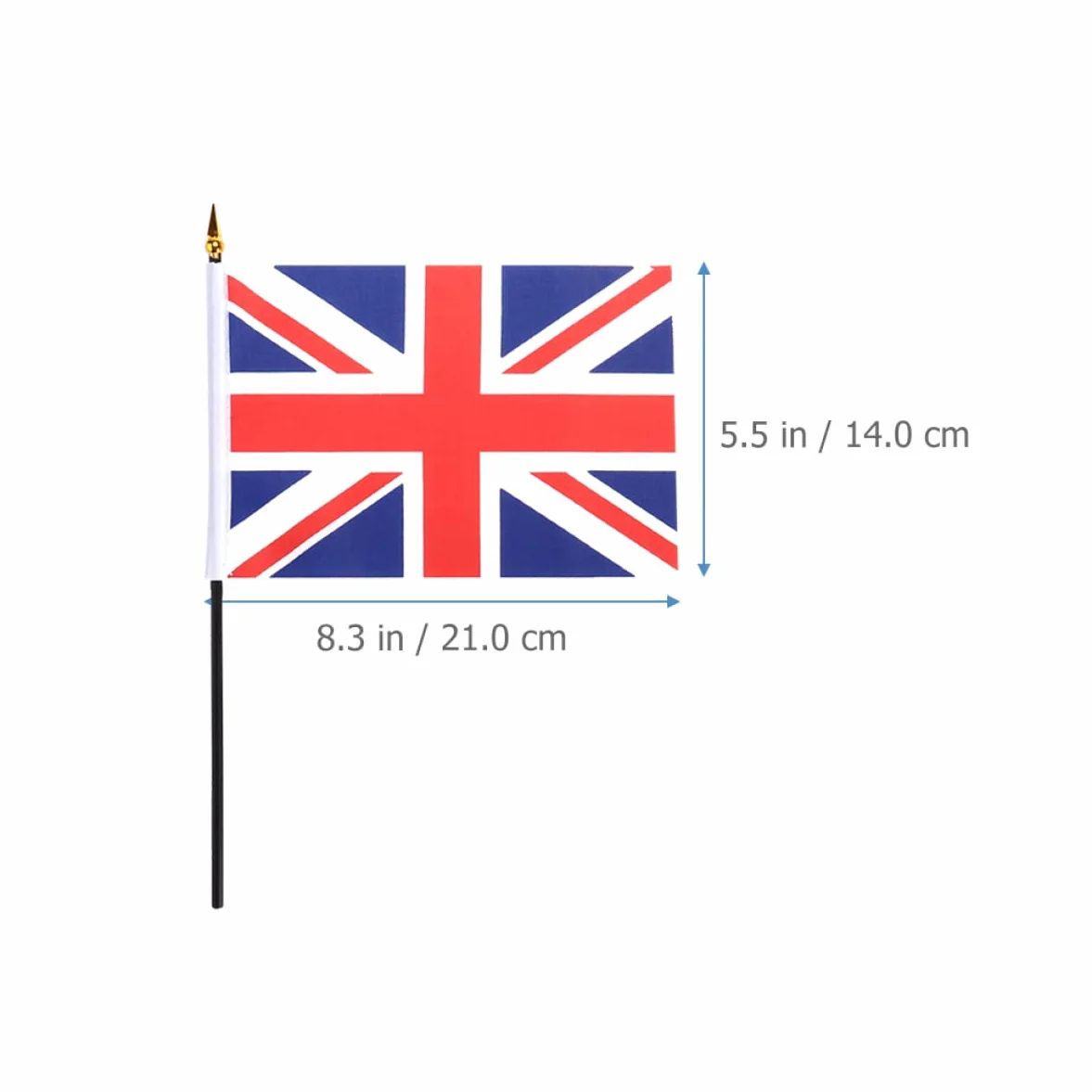 POPETPOP 3 Juegos Mano Ondeando La Union Jack De Cacerola Banderín Union Jack Union Jack Flag Deportivas Pequeñas Del Unido Union Jack 50 Uds * 3