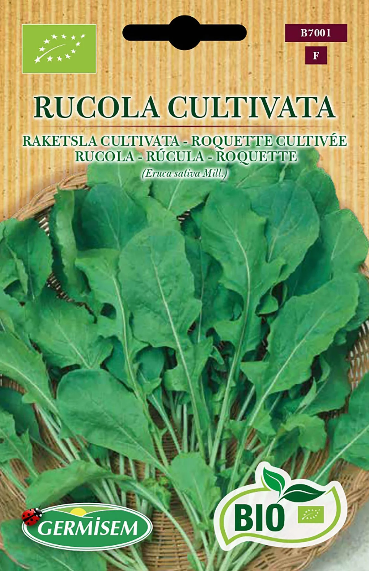 Germisem Semillas de Rúcula Orgánica Rucola Cultivata 6 g