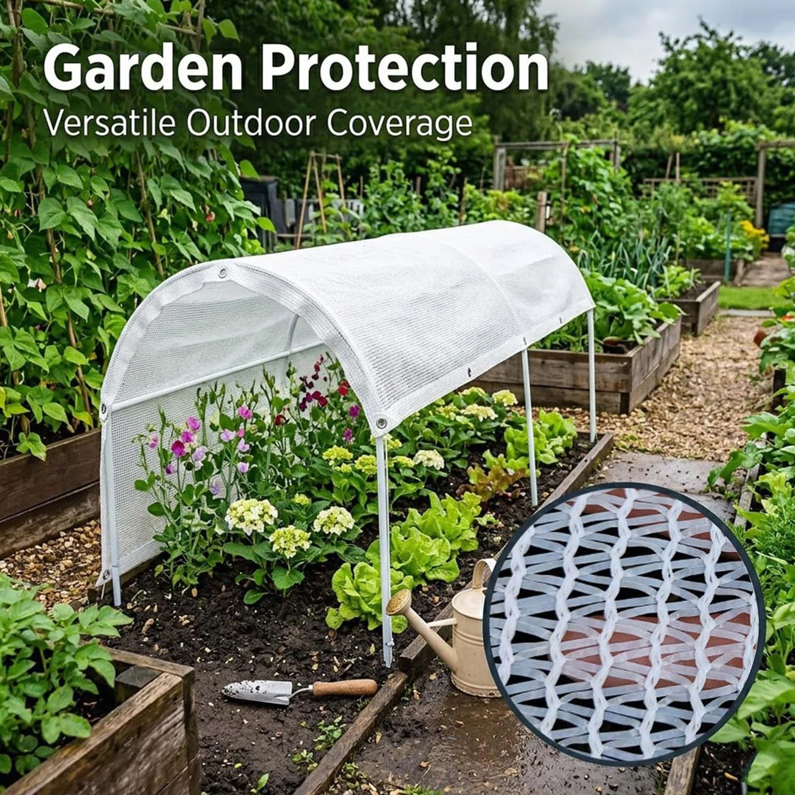 Malla de Sombreo 50% con Ojales, Red de Sombra de HDPE Anti-UV Toldo Vela | Vela de Sombra, Toldos Terraza, Toldo Exterior Tela Impermeable, Malla Ocultacion Jardin, Protección Solar(5x8m)