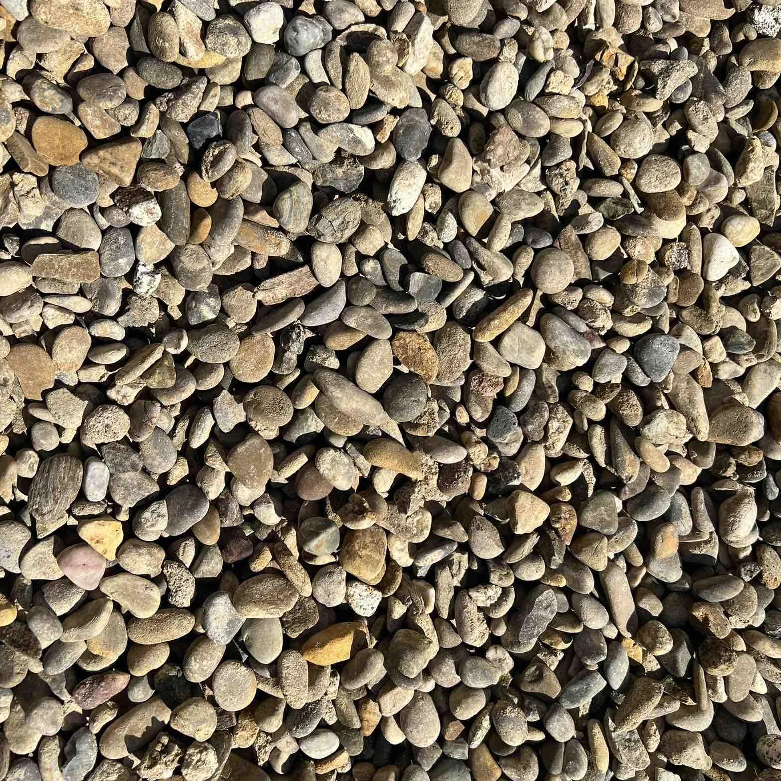 Gravilla Canto Rodado Piedra Natural Saco 20 kg Piedra decorativa 12-20 mm