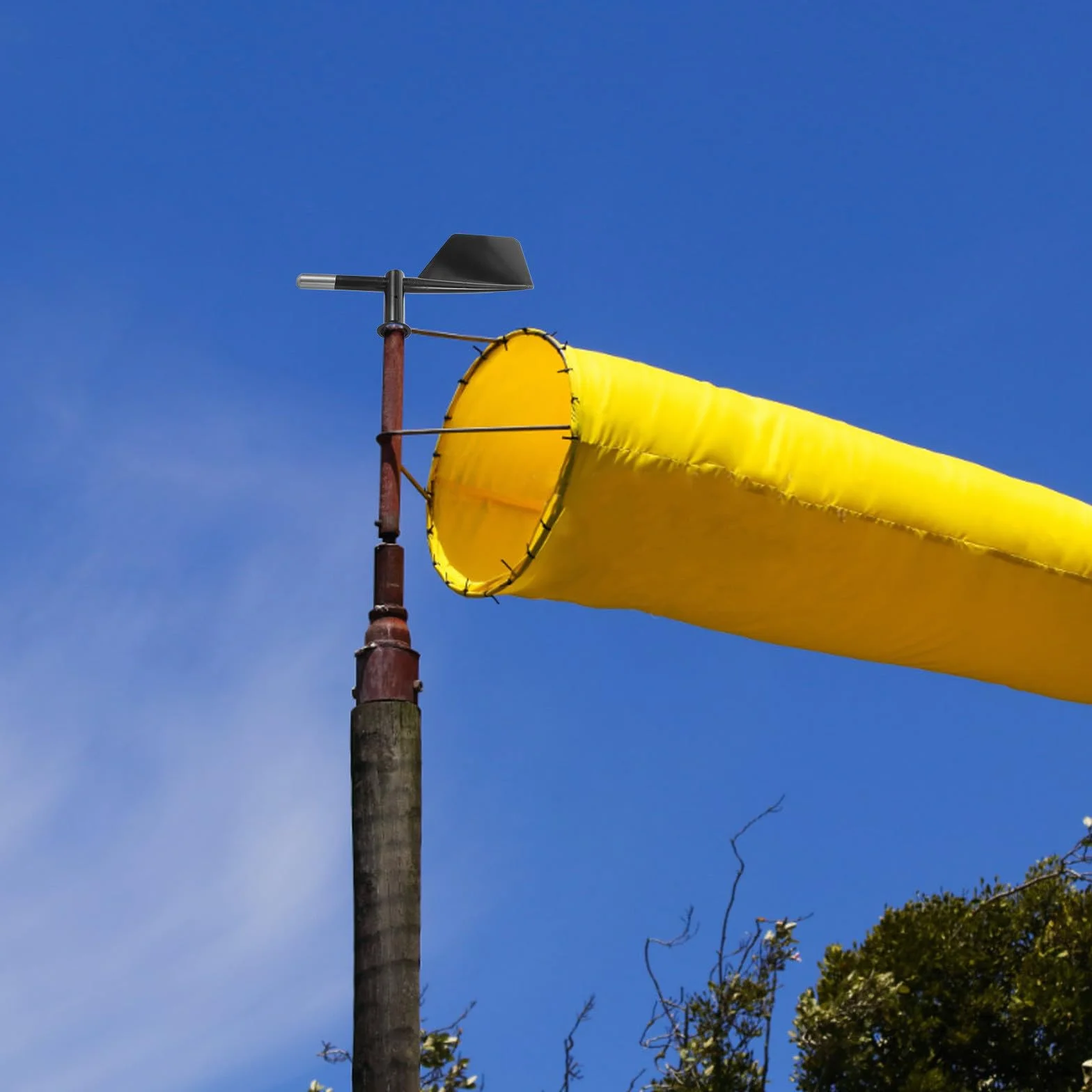 BESPORTBLE Anemómetro Veleta Sensor Viento Exterior Aleta Plástico Resistente Accesorio Estación Meteorológica