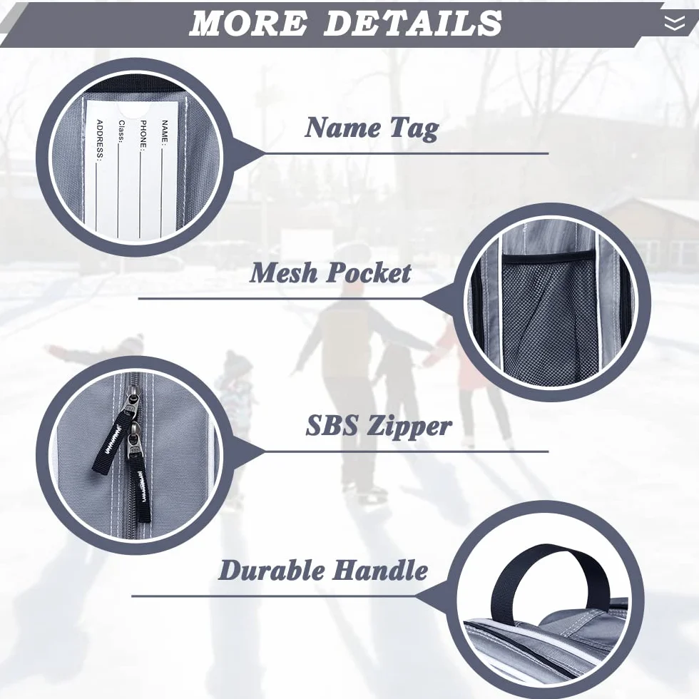 Bolsa para Patines Adulto 4 Ruedas Tamaño 45 EU