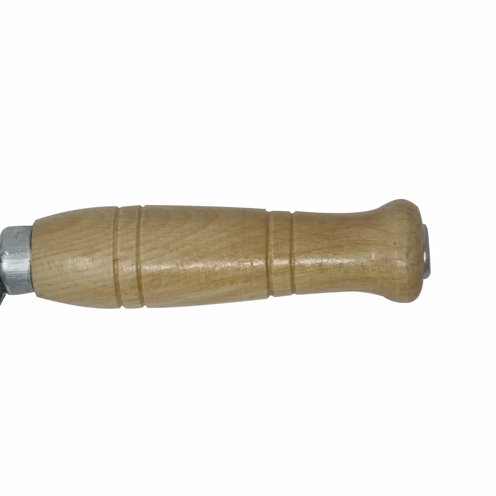 Bellota Hoz dentada para malezas acero endurecido mango madera herramienta agrícola profesional 1 pieza