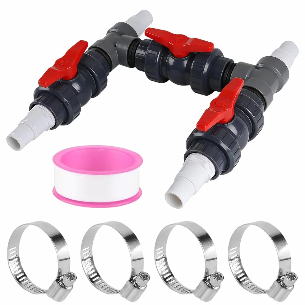 Bomba de calor Pool Bypass Set Ø 50 mm Kit de conexión para calefacción de piscina 32 mm 38 mm
