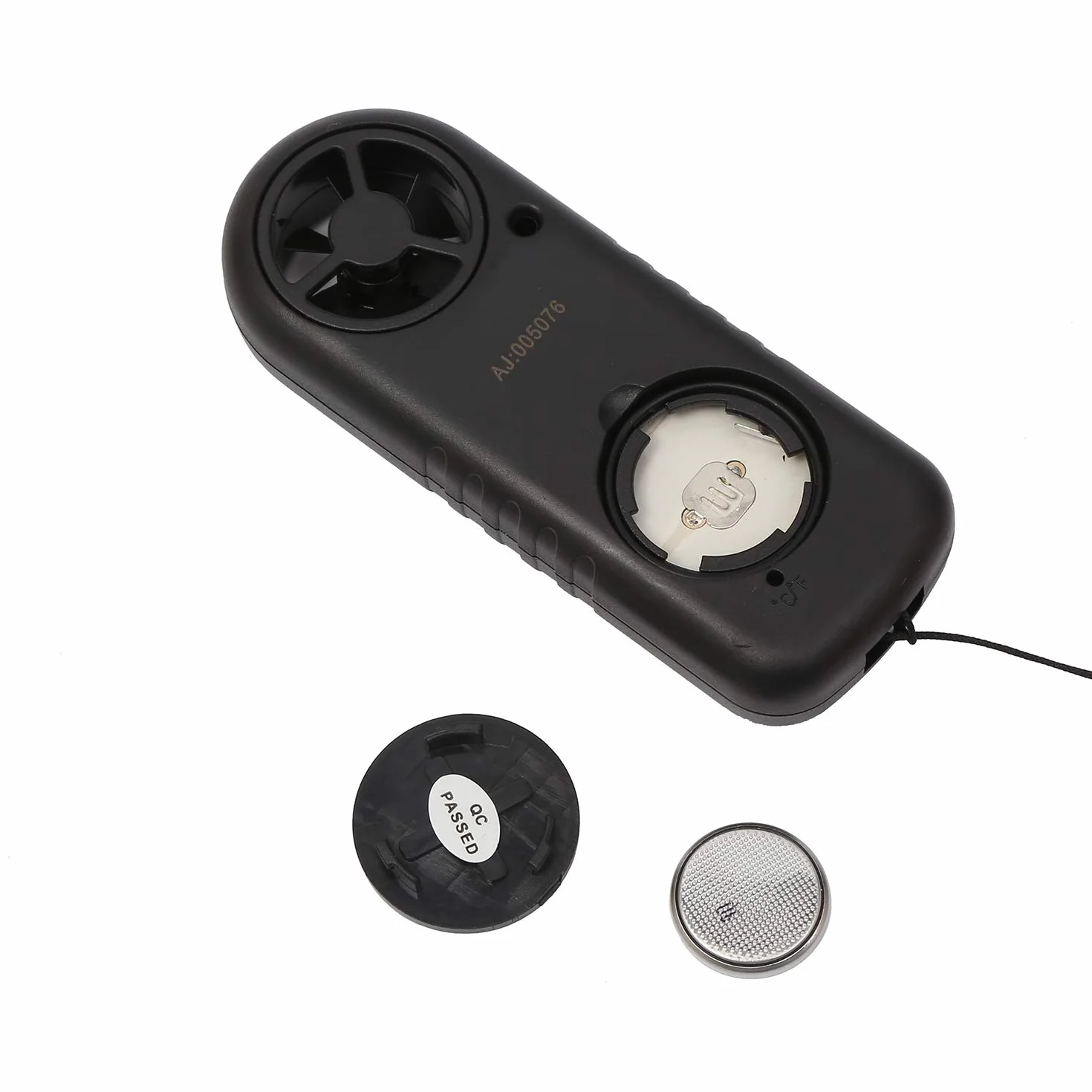 TOPWAY Anemómetro Digital LCD Medidor Velocidad Viento Temperatura Luz Fondo Navegar Surf Pescar