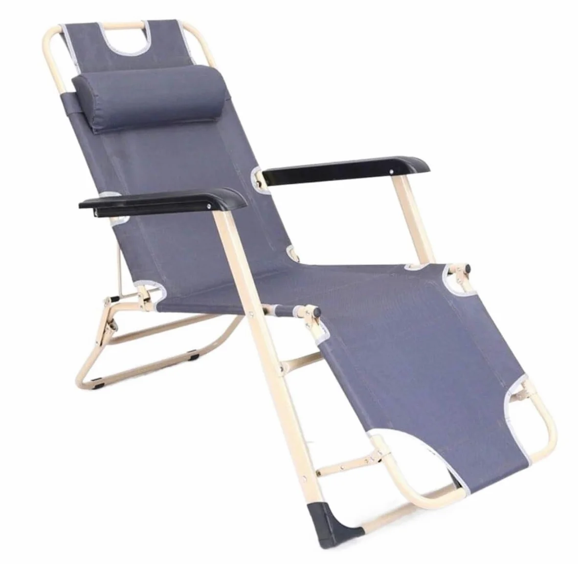 Tumbona Plegable Silla Gravedad Cero Tumbona Reclinable Para Playa, Sillón Plegable De Gravedad Cero, Silla De Salón Ligera Para Oficina, Descanso Para El Almuerzo, Muebles De Jardín Silla Plegable Re