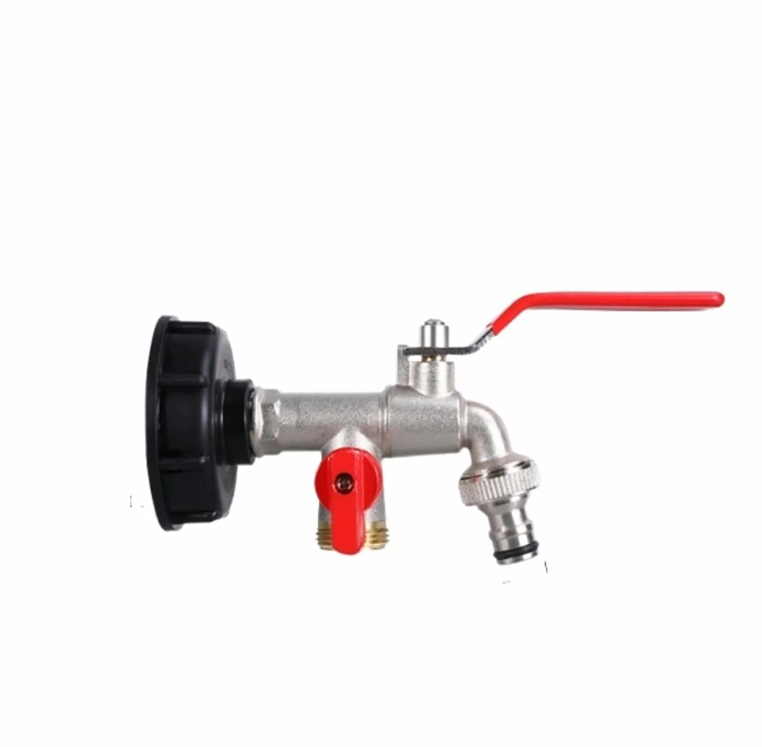 Resistir Extremos de Alta presión y Temperatura Adaptador de Tanque S60 * 6 IBC, Grifo de latón, Herramienta de riego for jardín doméstico, Conector de Manguera, 1 Uds. (Color : 2)