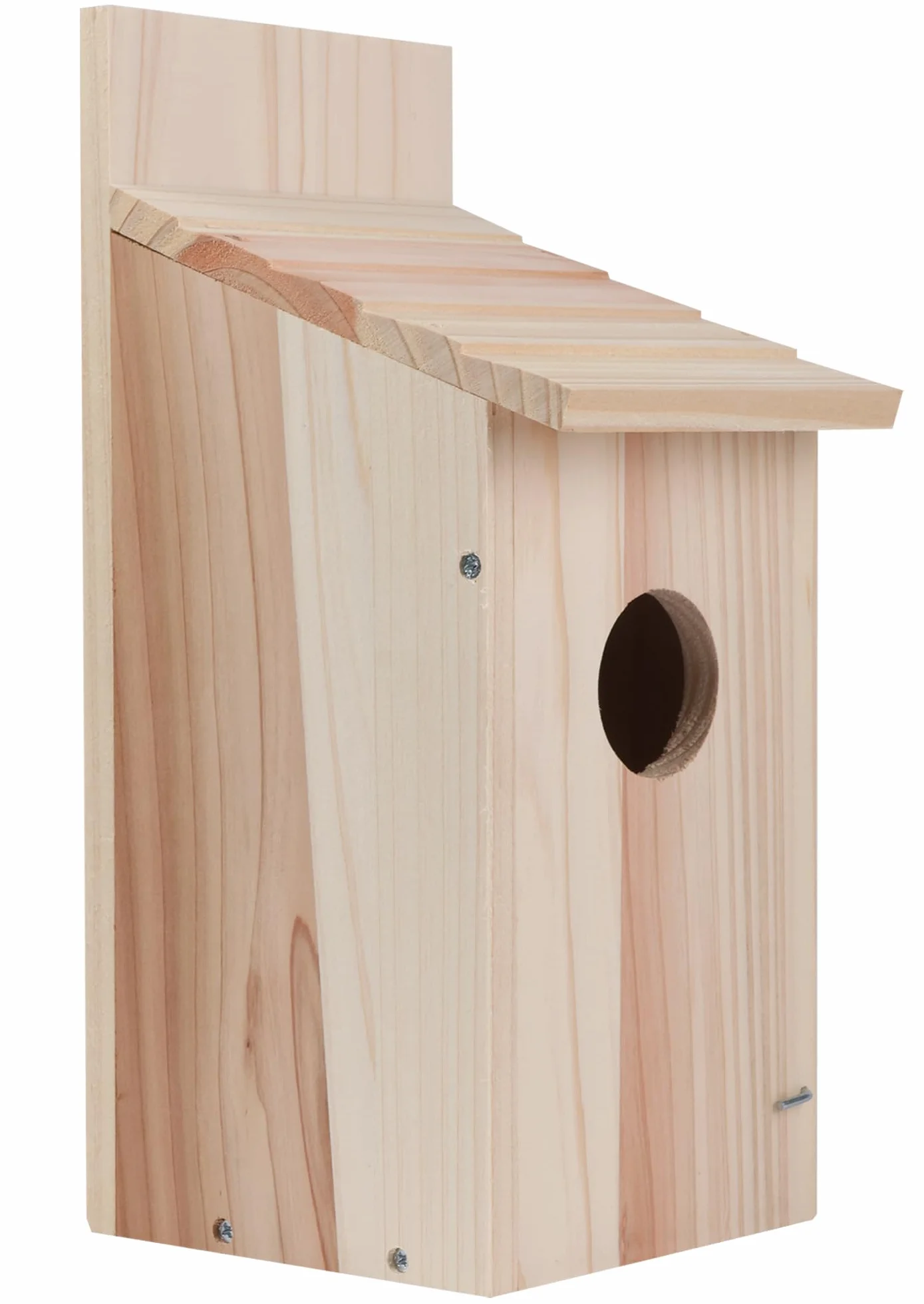 Oceek Caja de Madera de Cedro Azul para pájaros, casa de pájaros Azules, casa de Cedro y gallinero para Colgar al Aire Libre, casa de pájaros de Madera montada OceeK (1 Paquete 3115 montado)