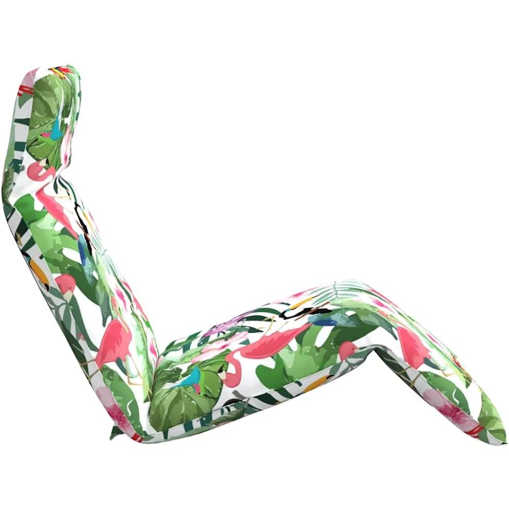 Tumbona plegable multicolor 175 x 54 x 8,5 cm, tela Oxford, ajustable en 5 direcciones, repelente al agua, para jardín, playa, piscina, silla de relajación, silla de gravedad cero interior