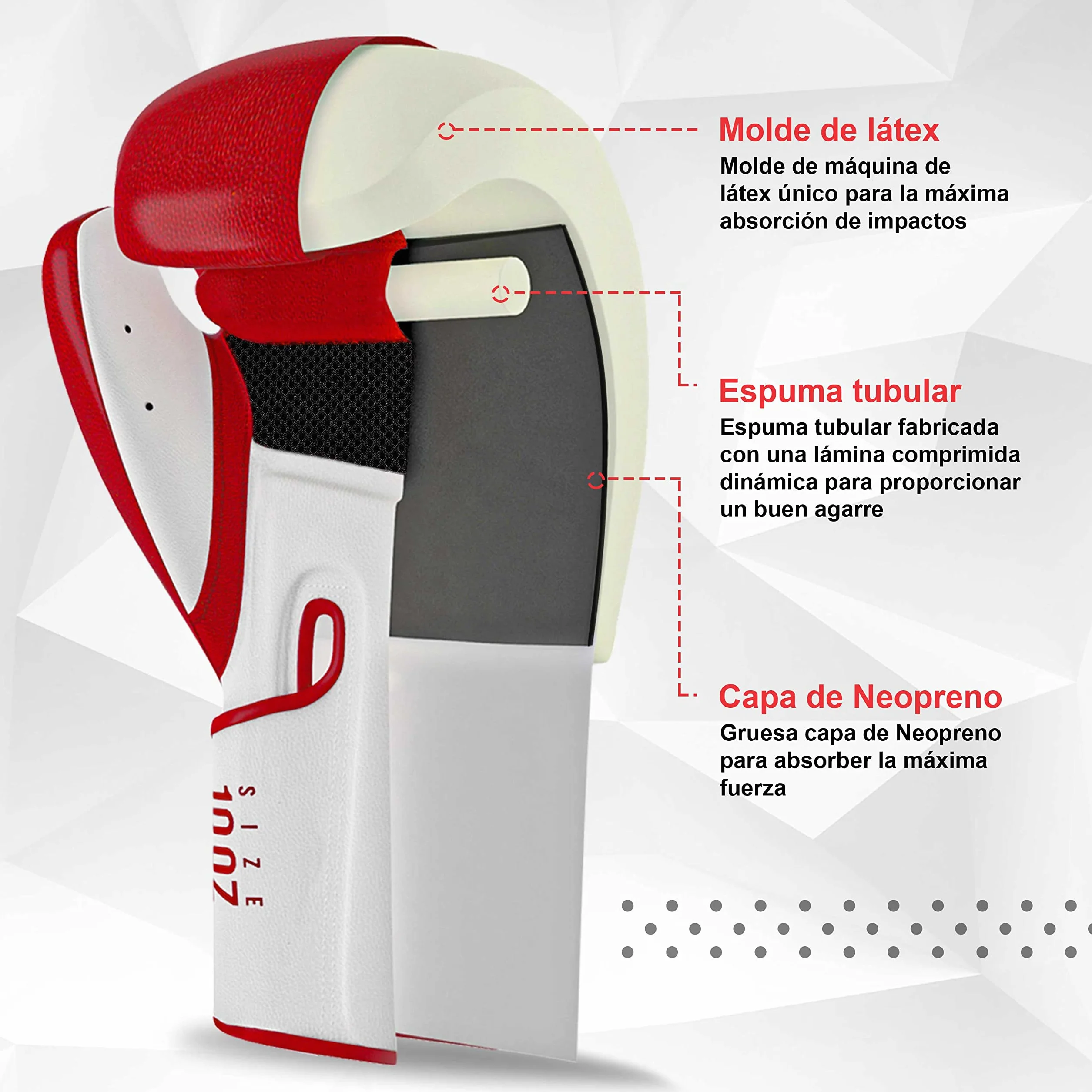 AQF Guantes Boxeo Cuero Saco Boxeo Guantillas MMA Kick Boxing Muay Thai UFC Capa Extra Acolchado 8 10 12 14 16 Oz
