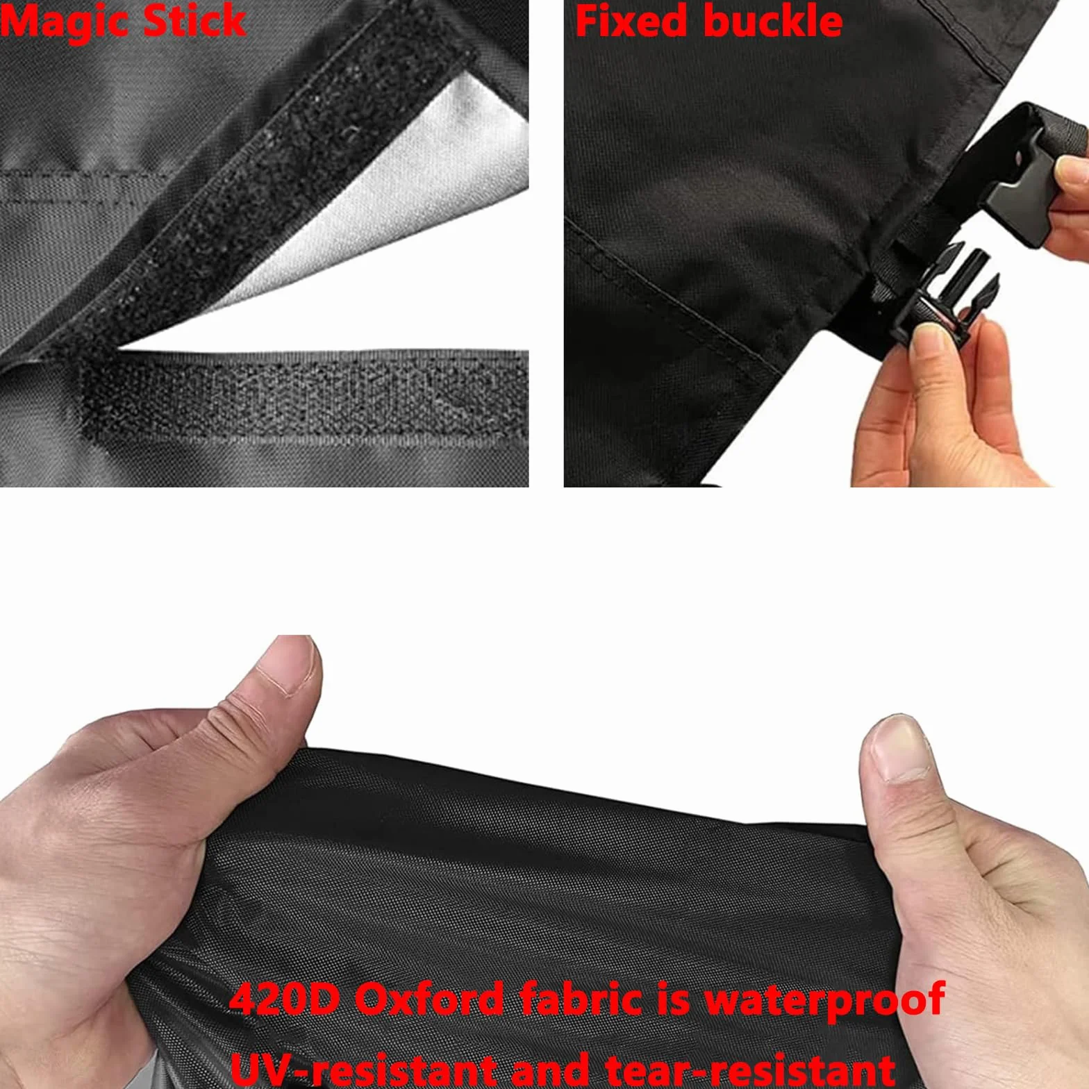 Cubierta Carrete Piscina 420D Oxford Plegable Impermeable Manta Solar Anti-UV Protectora 18FT Gris