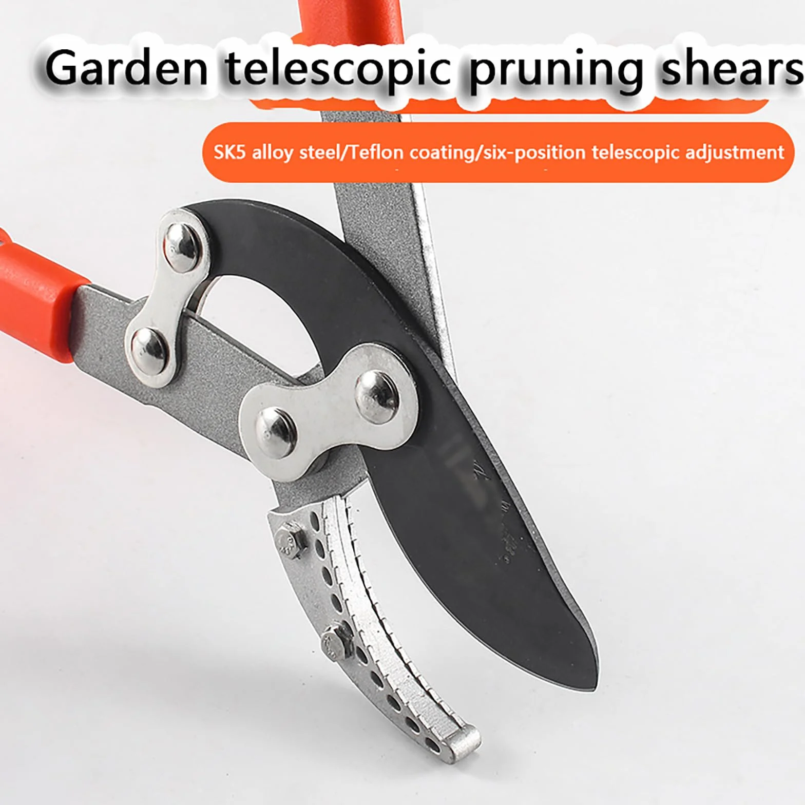 Tijeras De Podar Telescópicas - Tijeras De Podar Extensibles De 70-100 Cm, Para Ramas Altas, Para Cortes Más Limpios, Capacidad De Corte De 9,5 Cm, Punta De Acero De Aleación SK5,B