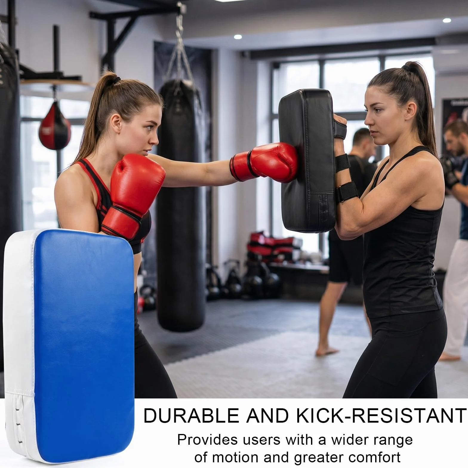 Almohadilla de Piel sintética para puñetazos, Saco de Boxeo para Kickboxing, MMA