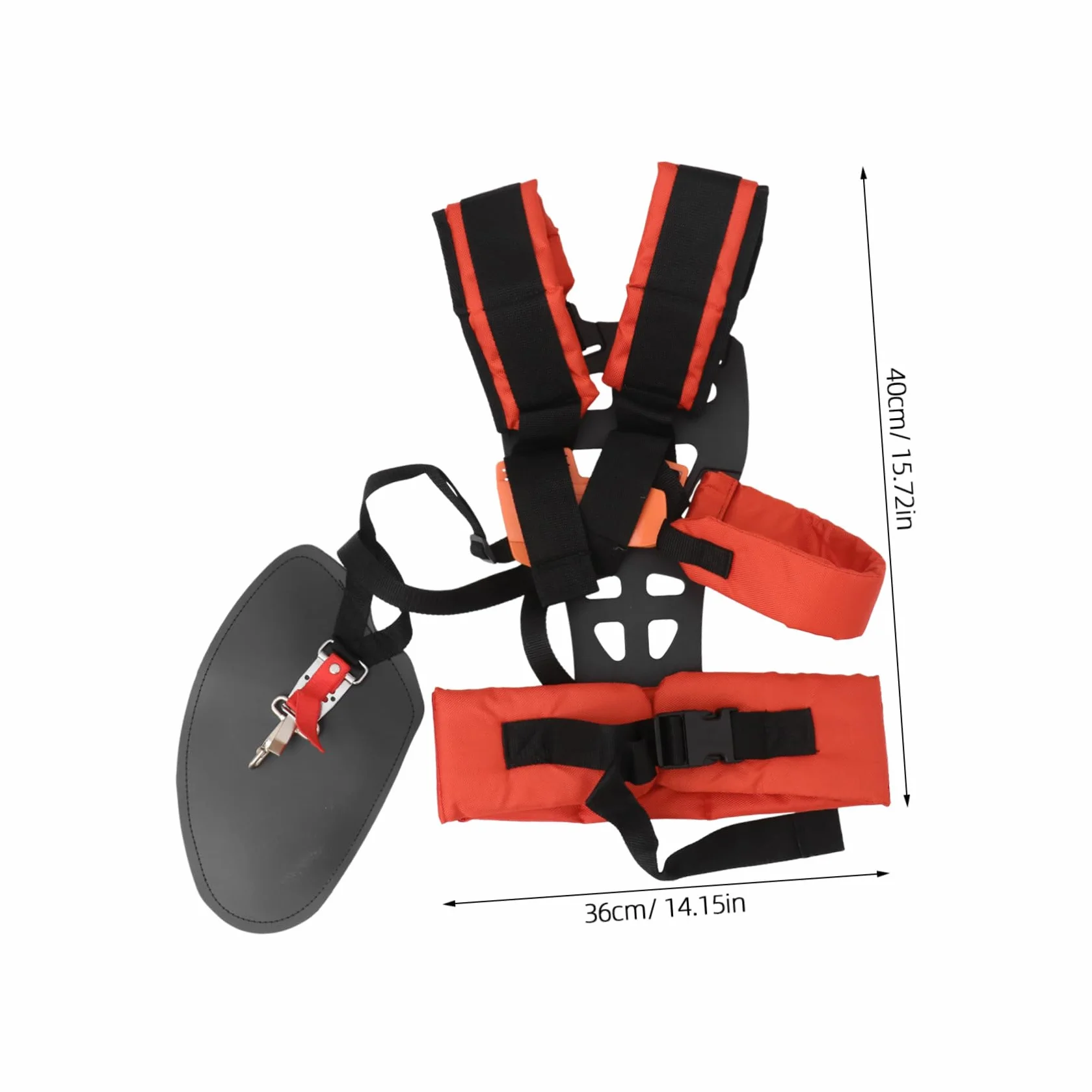 ibasenice Hombro W Acolchado para Desbrozadora Cinturón Ajustable Antifadiga para Cortacésped y Segadora de Hierba Accesorios Duraderos para Jardín