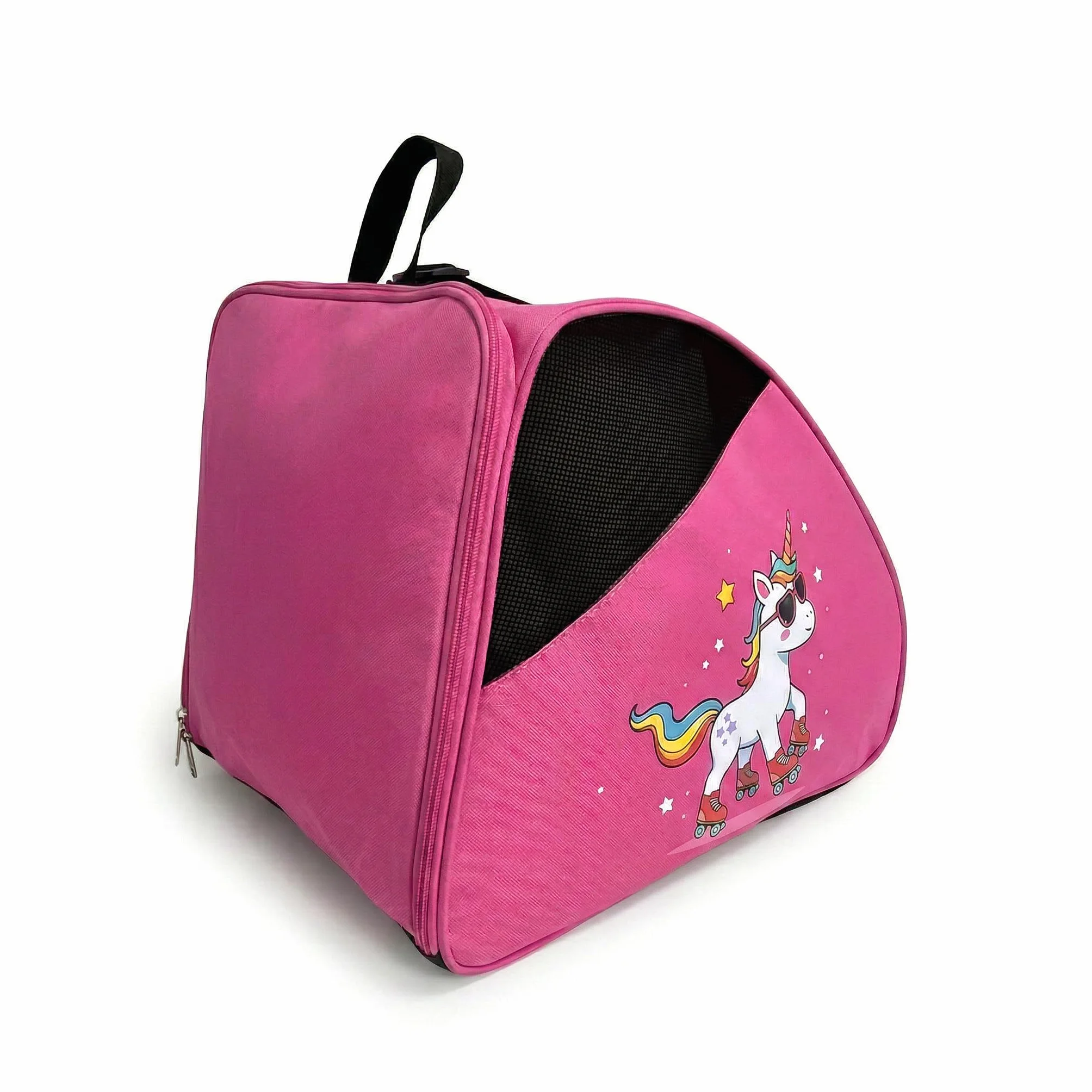 Bolsa para Patines DOJA Barcelona Rosa Unicornio Correa Ajustable Acolchada Mochila Patines Material Resistente