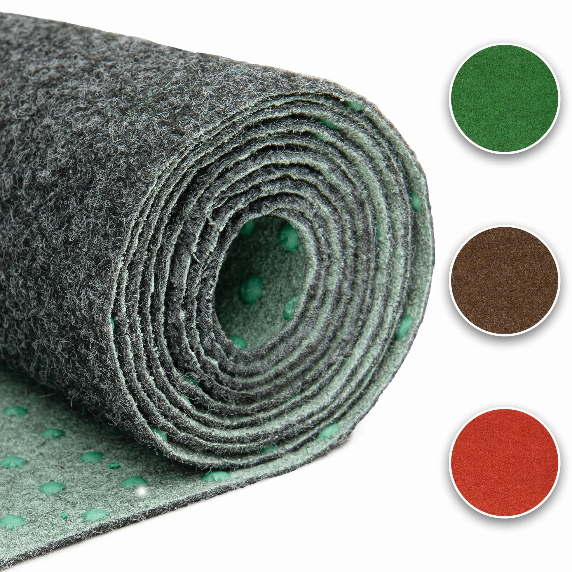 TAPISO Césped sintético Artificial para Exterior Antracita 2 mm 100 x 1200 cm