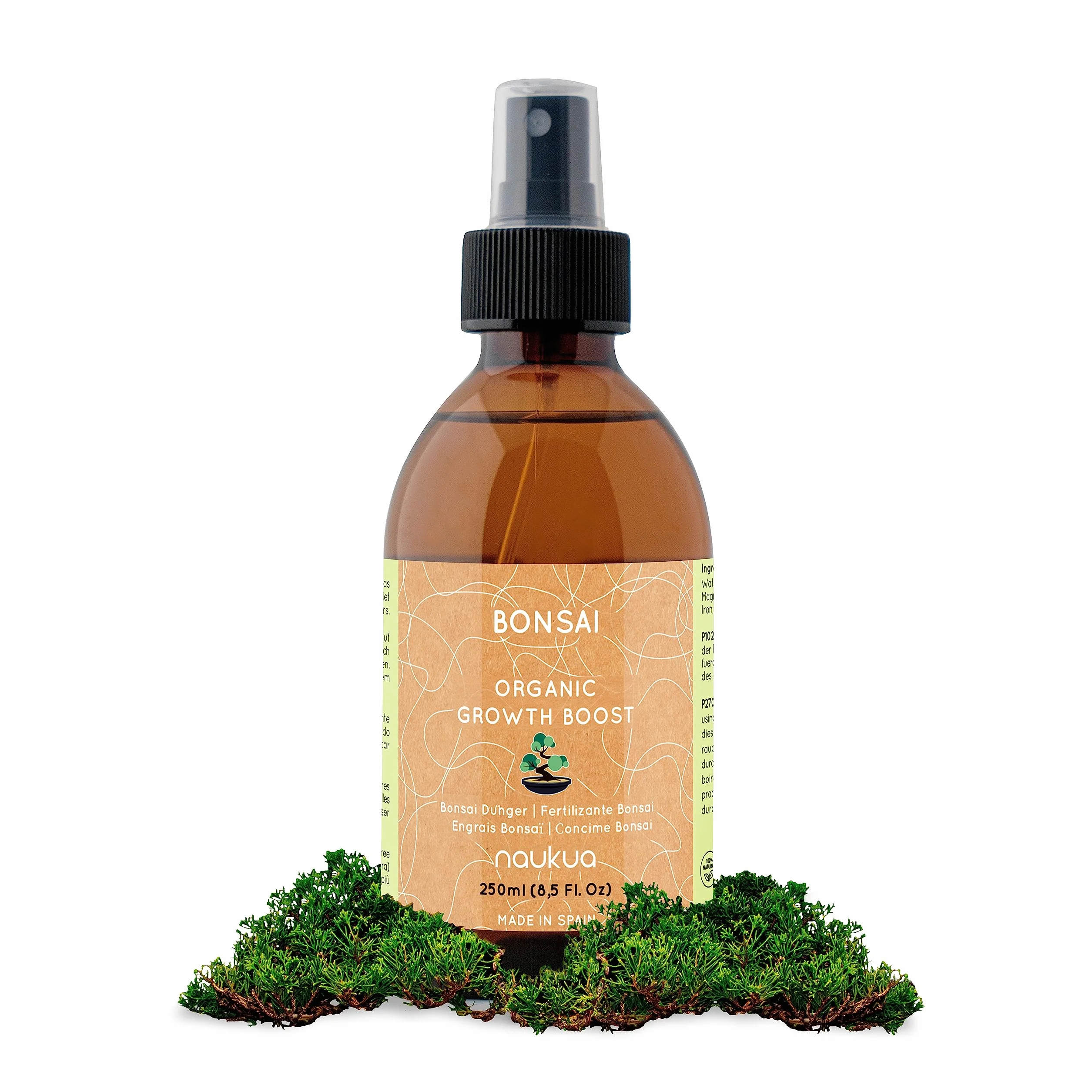 Abono Líquido Orgánico para Bonsais 250ml Fertilizante Natural Spray Listo Para Usar