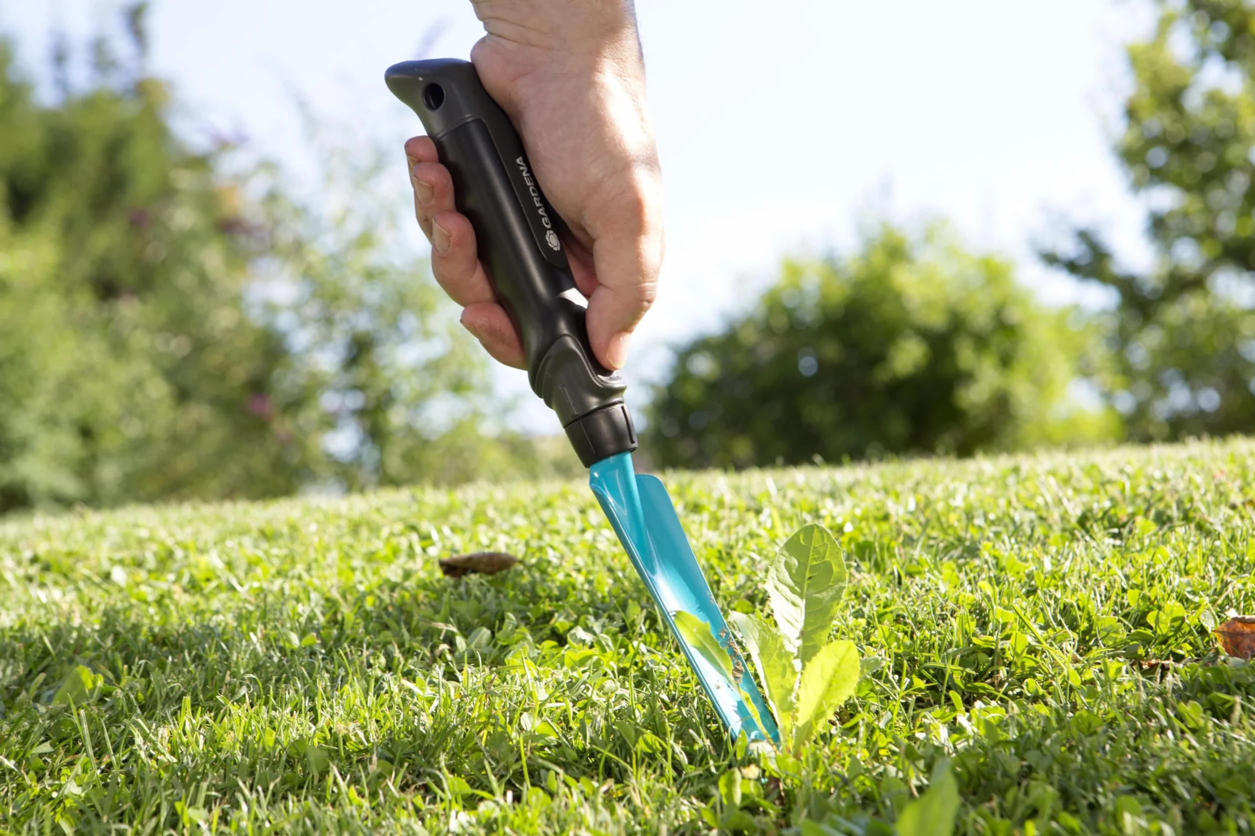 Gardena Extractor de malas hierbas 8935-20 herramienta jardín acero calidad anticorrosión 14,5 cm
