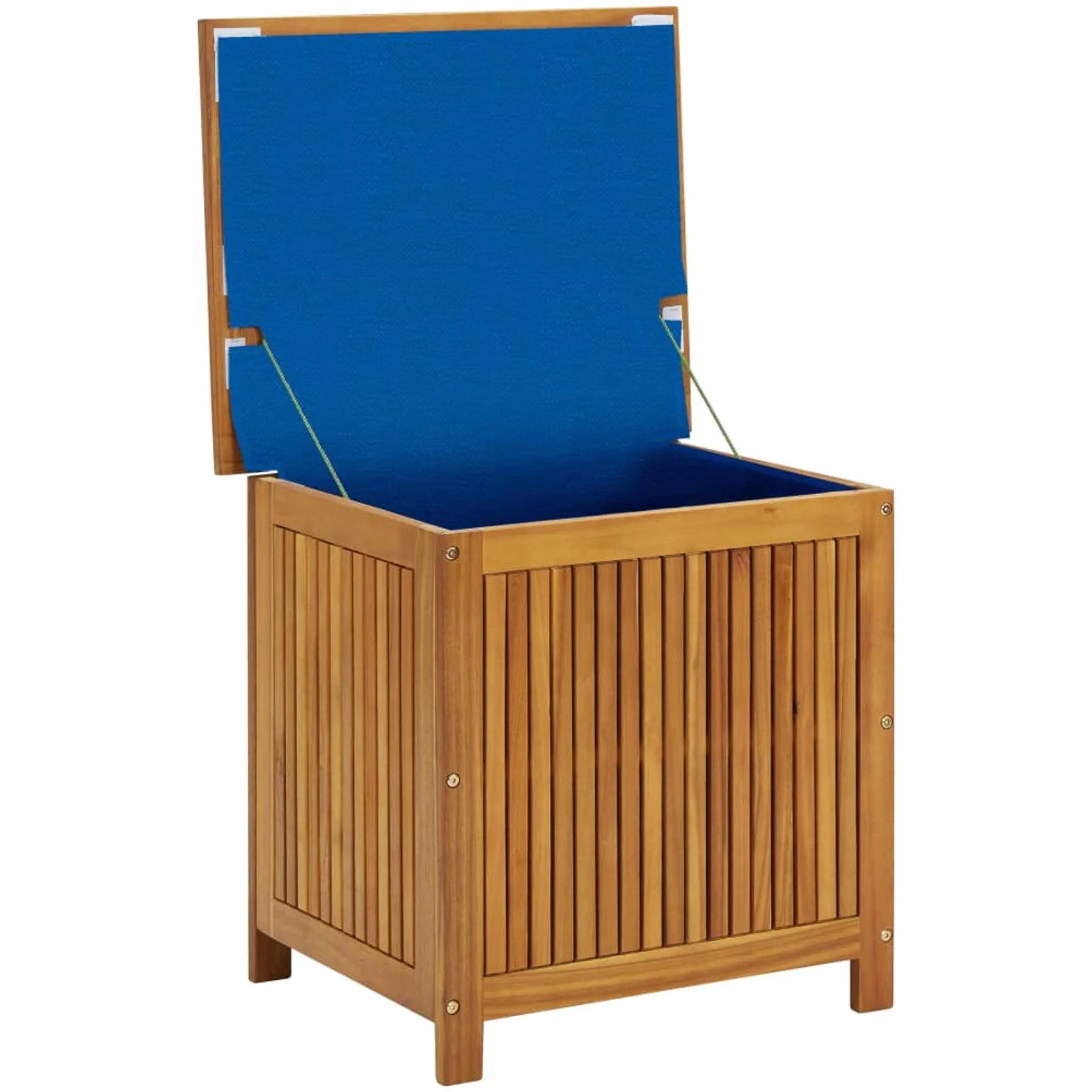 Tidyard Caja de Almacenamiento de Madera para Jardín con Banco Exterior