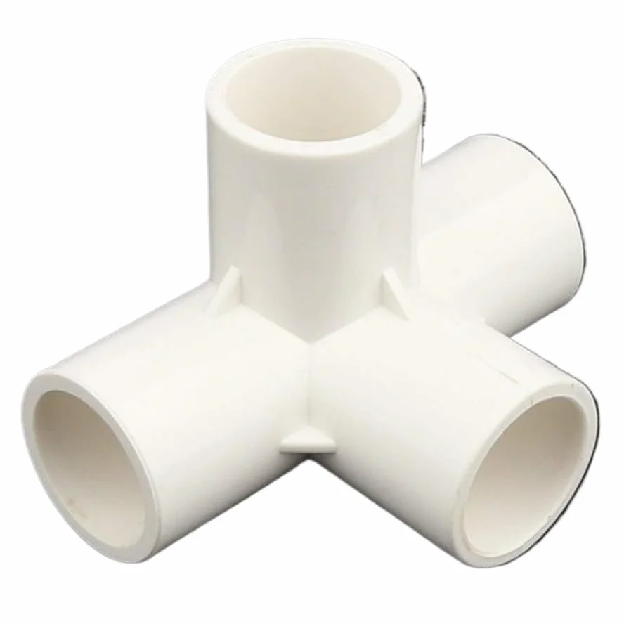 Accesorios para tuberías de riego, 12/24/48 Uds 32mm PVC estéreo Conector de 4 vías Tubo riego por Goteo for Acuario Manguera latón