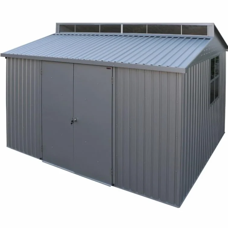 Duramax Caseta de aluminio 10'x8' 323 x 243 x 235 cm Gris