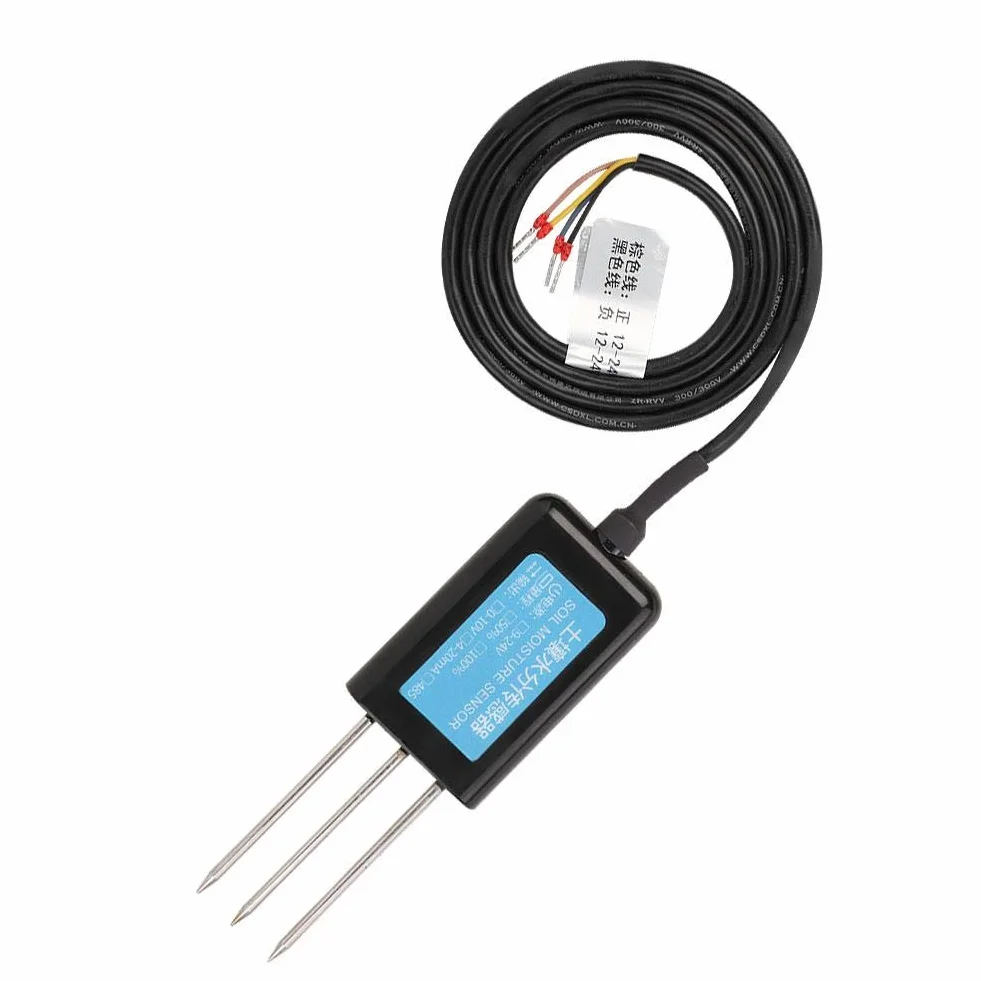 Sensor de Humedad del Suelo 0-10V Impermeable Invernadero Medidor Probador Riego