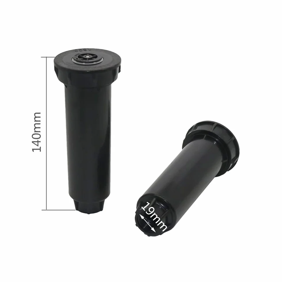 Boquilla de riego 5 uds. De rociadores emergentes Ajustables de 25~360 Grados con Rosca Hembra de 1/2 Pulgadas, Cabezal de riego para césped y jardín