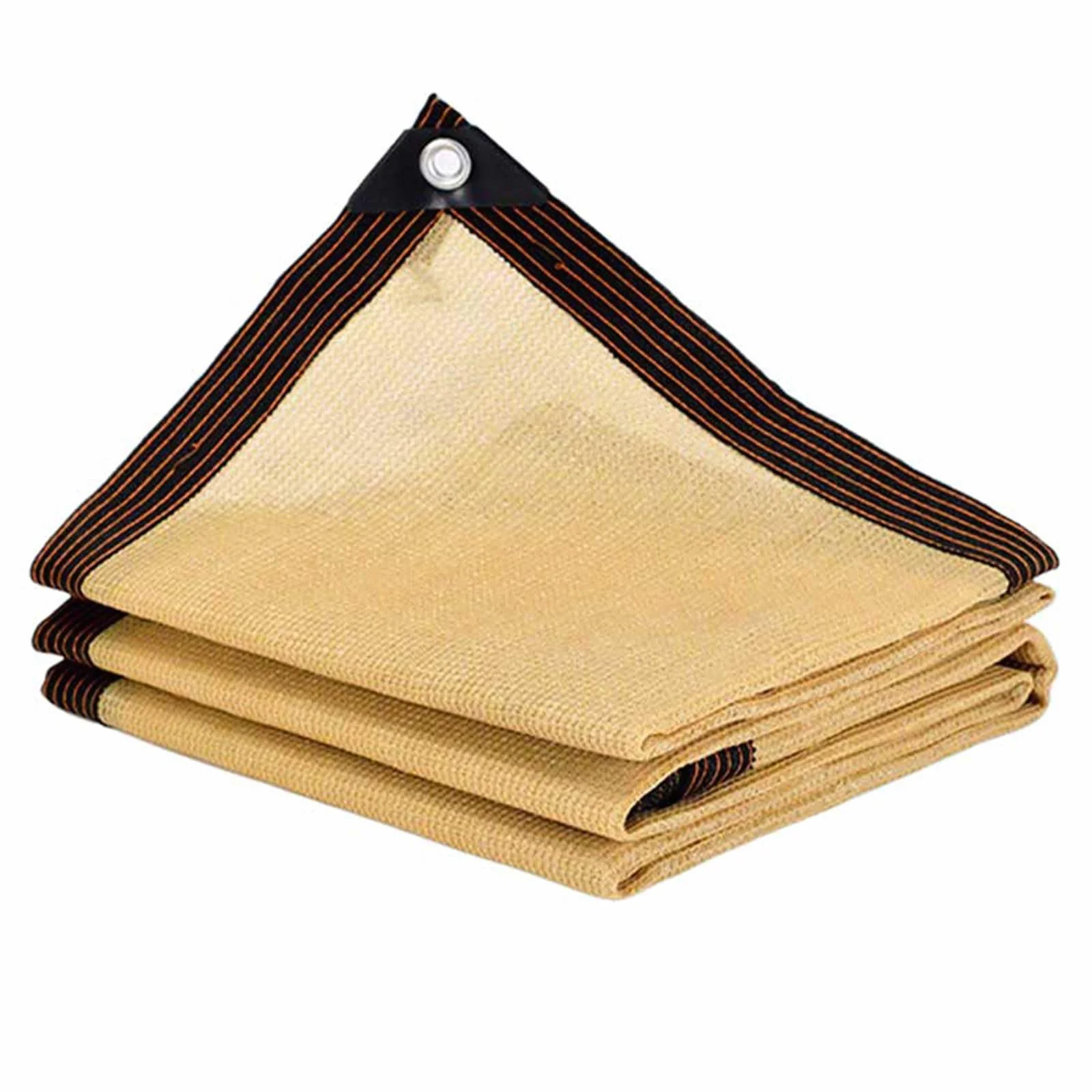 Red de Sombra 100 x 1000 cm con Ojales 85% Protección Solar Toldo Vela de Sombra Transpirable, Resistente Viento para Invernadero, Jardín, Granero, Exterior, Amarillo