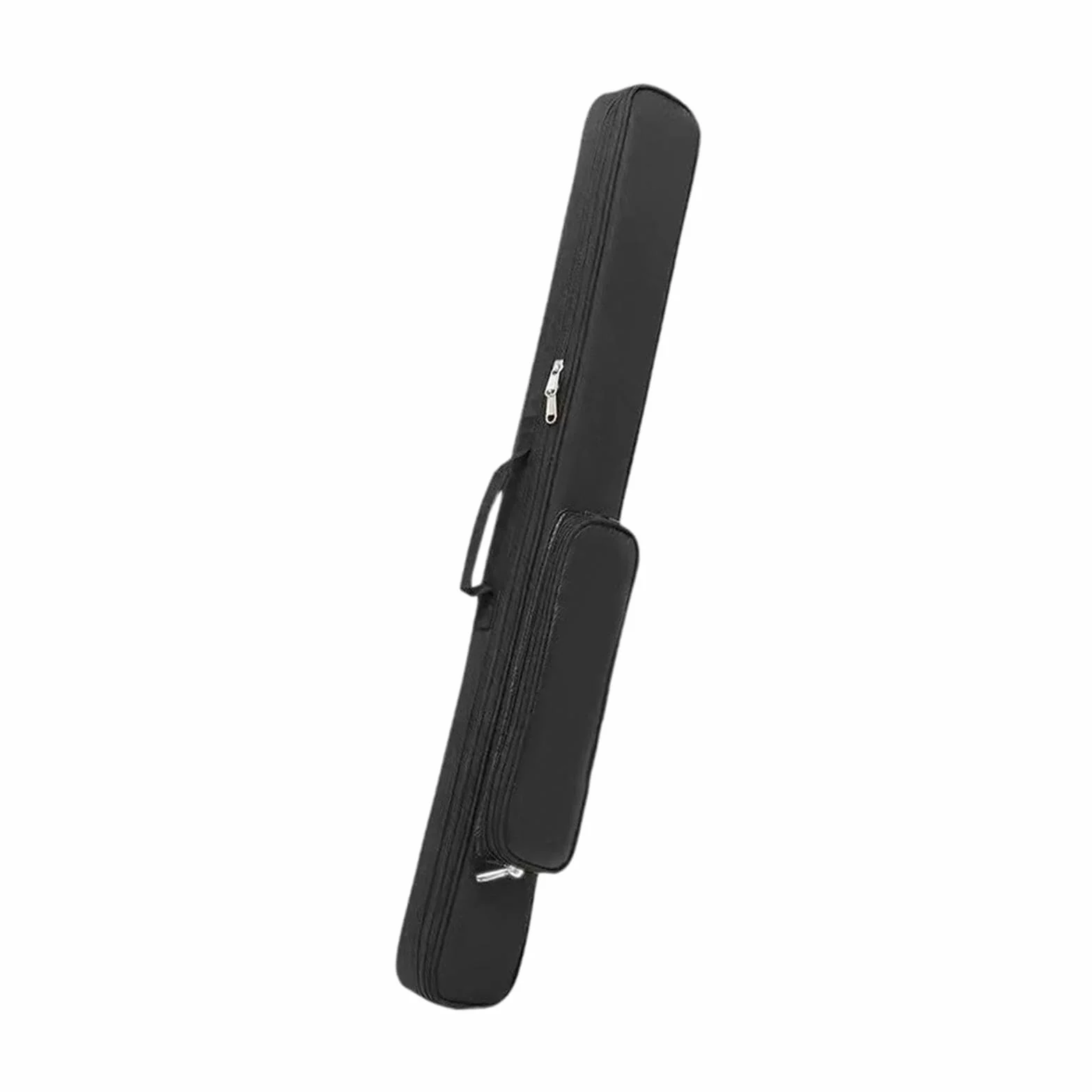 Funda para Taco de Billar Estuche Protector con Bolsillos Tela Oxford Impermeable Negro